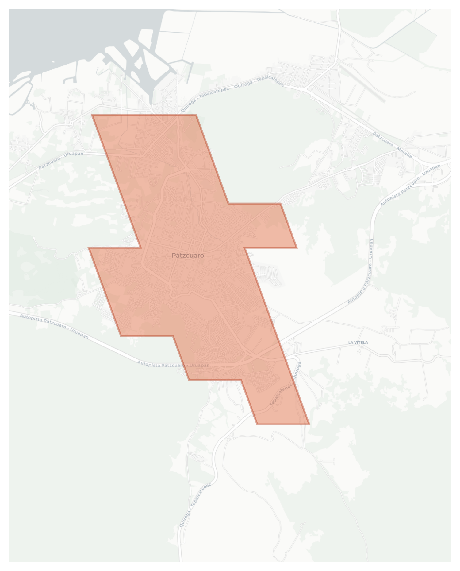 Pátzcuaro geographic map