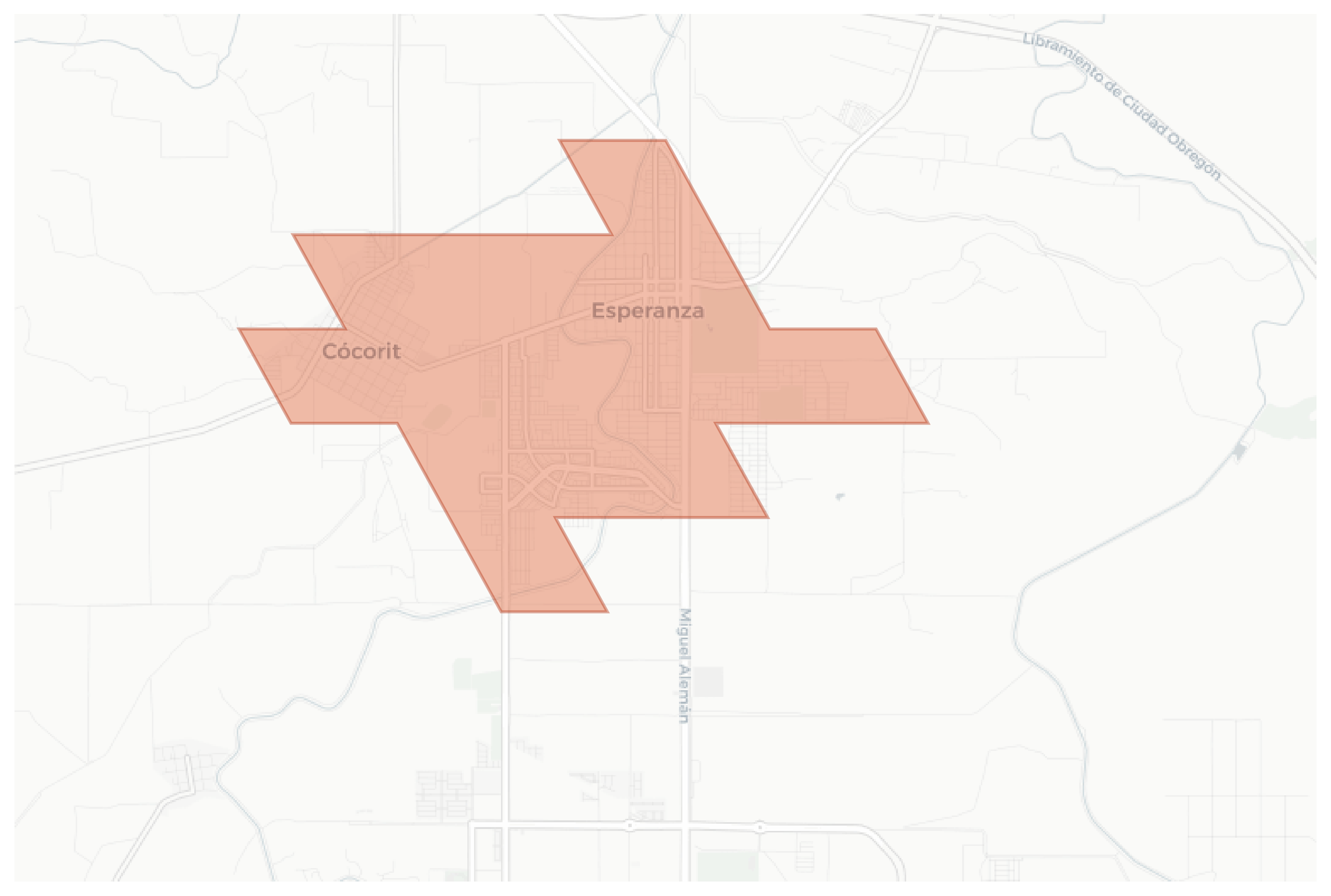 Esperanza geographic map