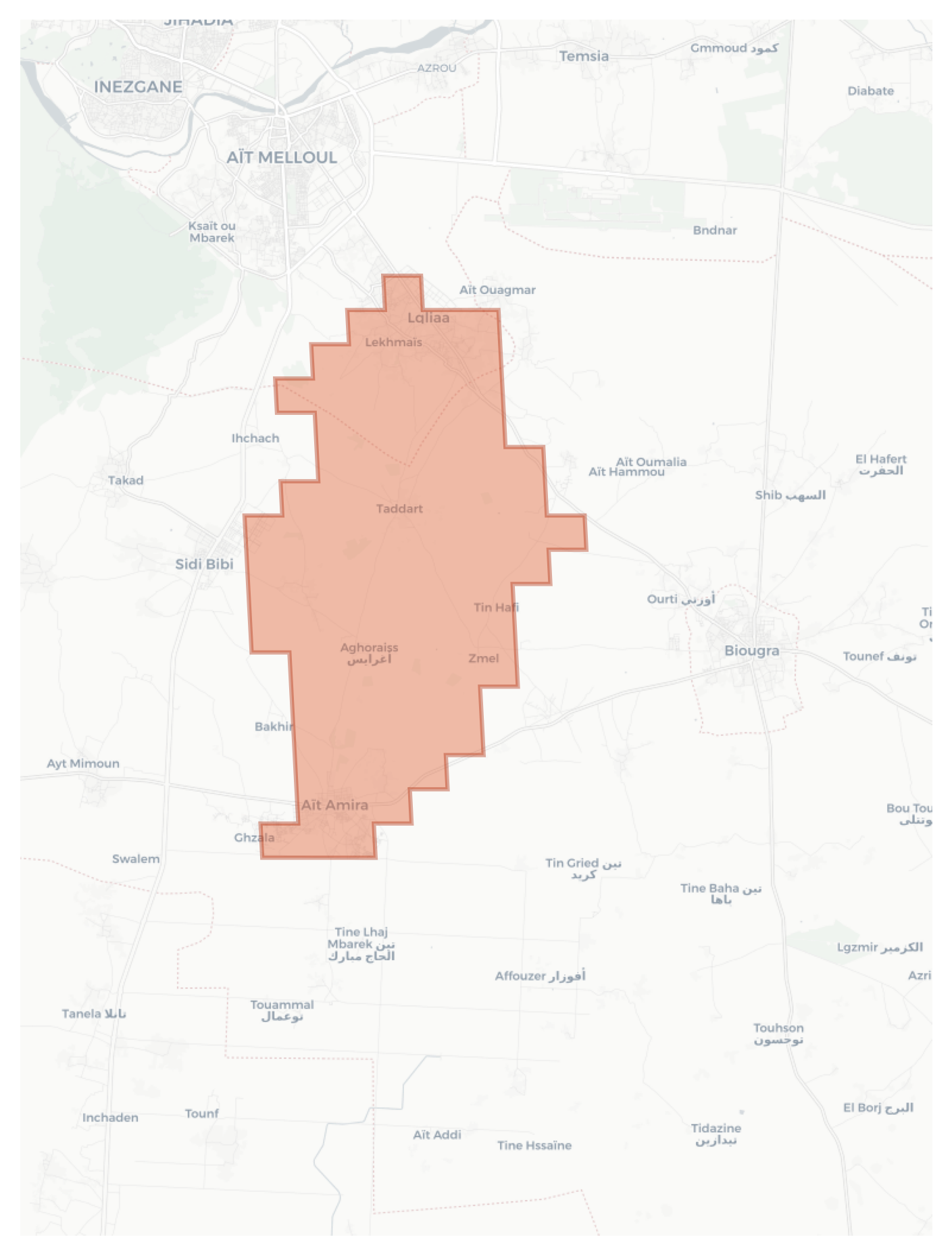 Lqliaa geographic map