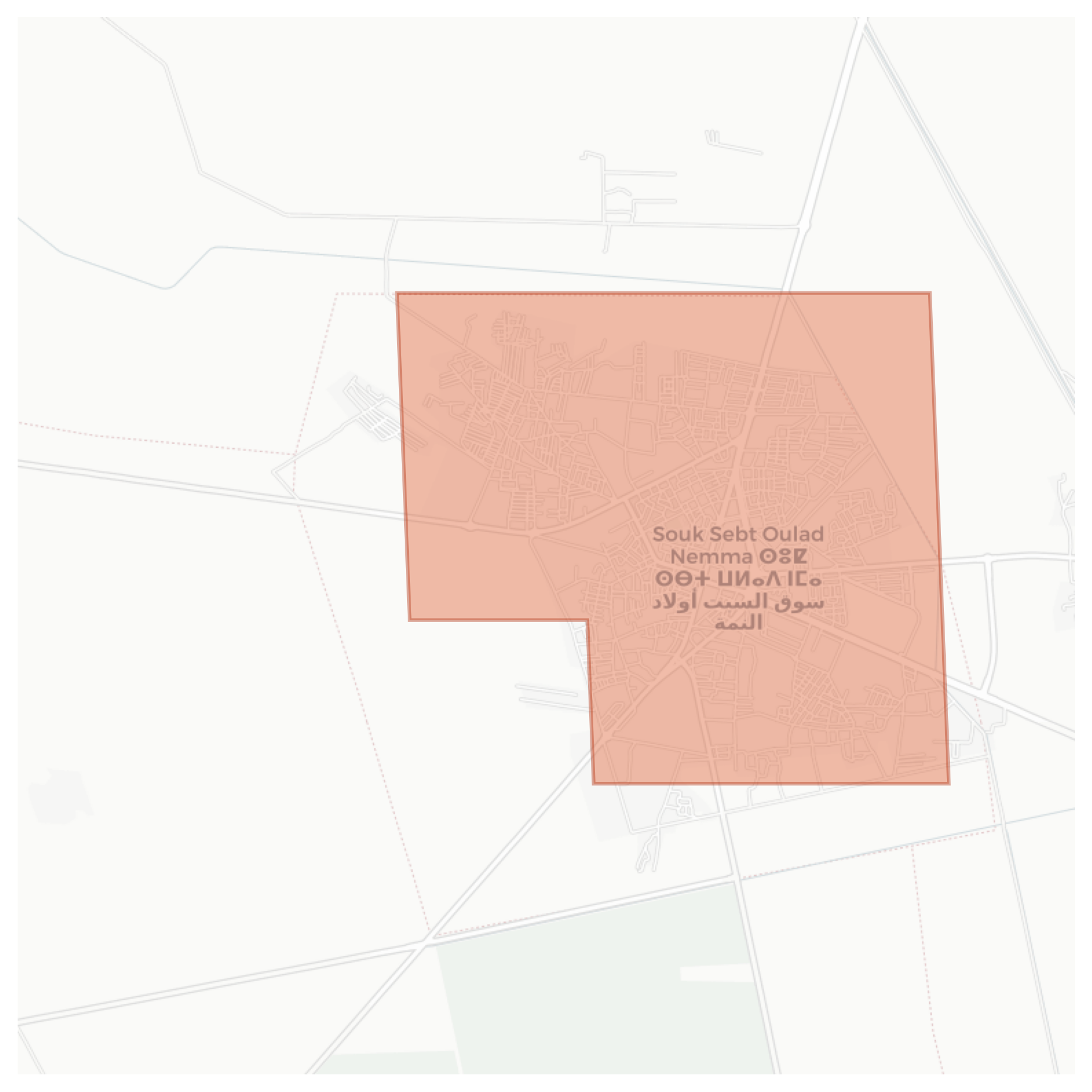Souk Sebt Oulad Nemma geographic map