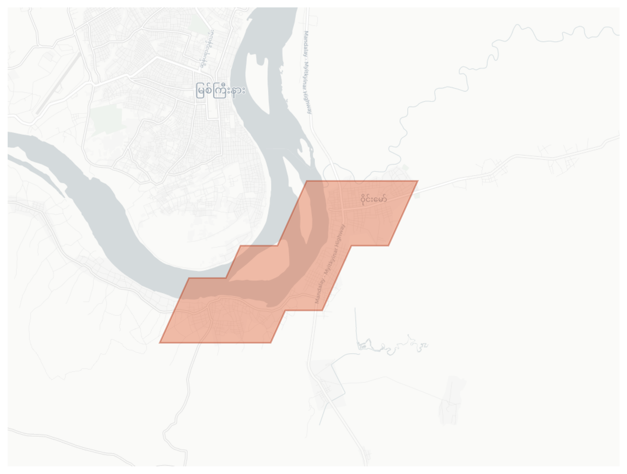 Waimaw geographic map