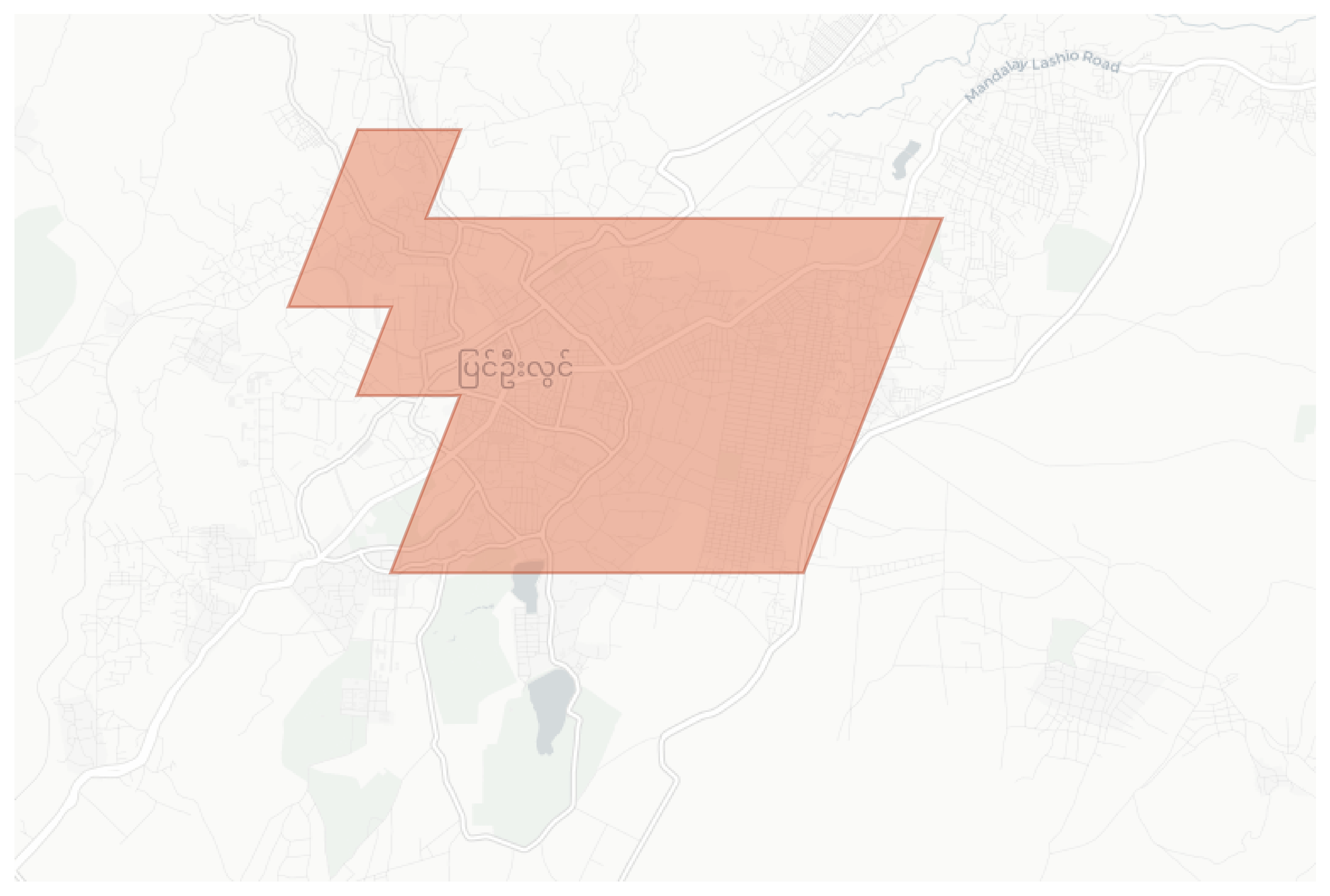 Pyin Oo Lwin geographic map