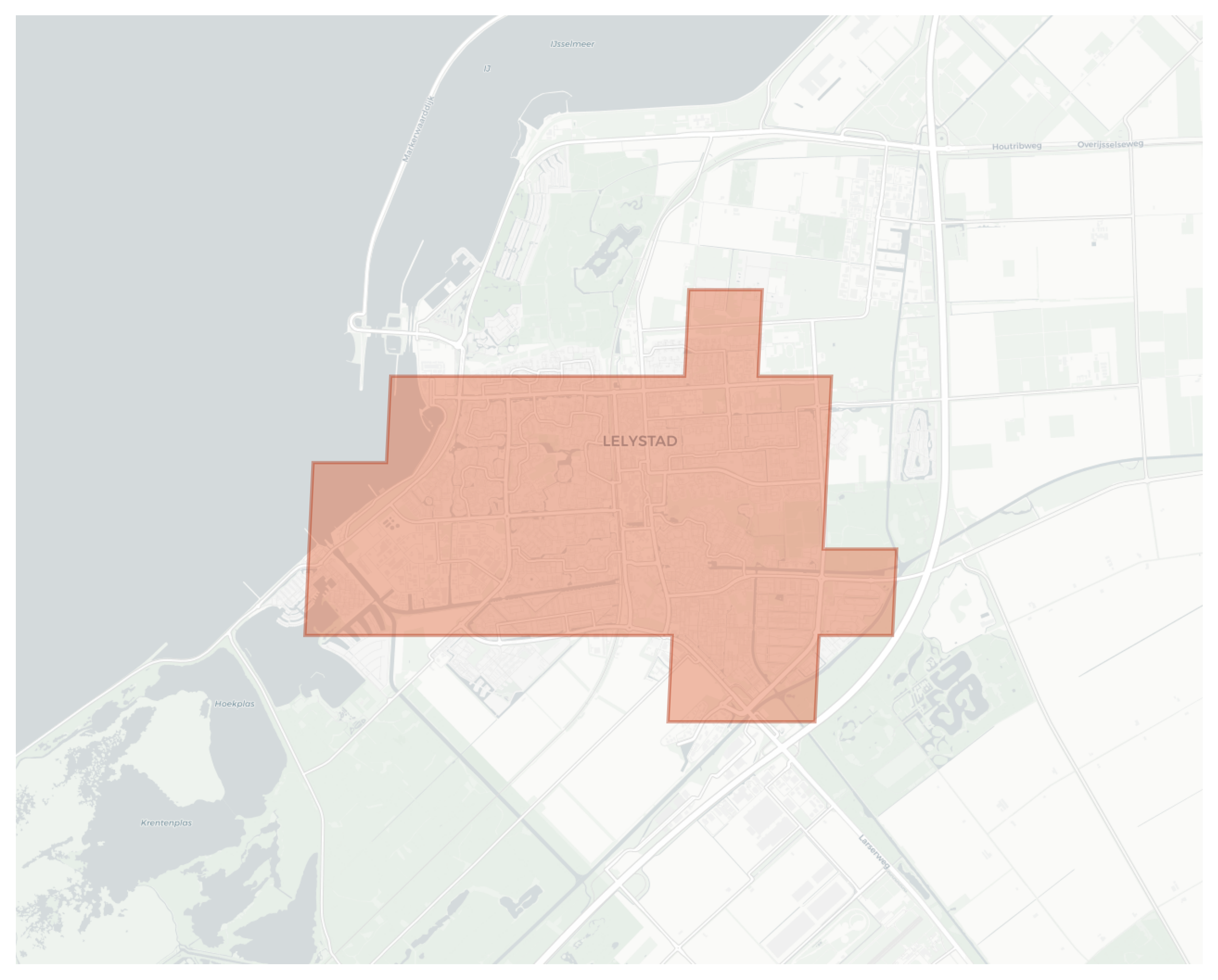 Lelystad geographic map