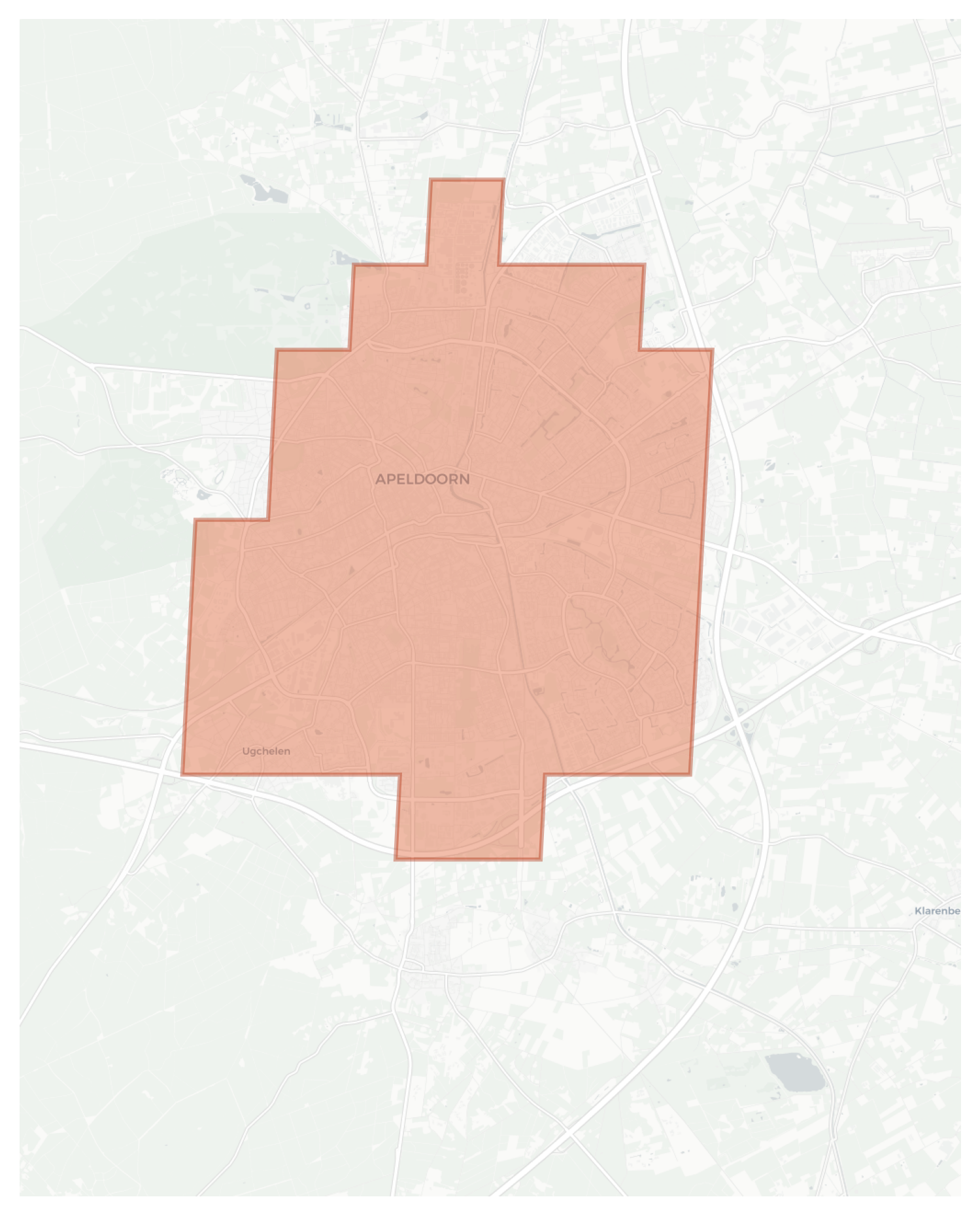 Apeldoorn geographic map