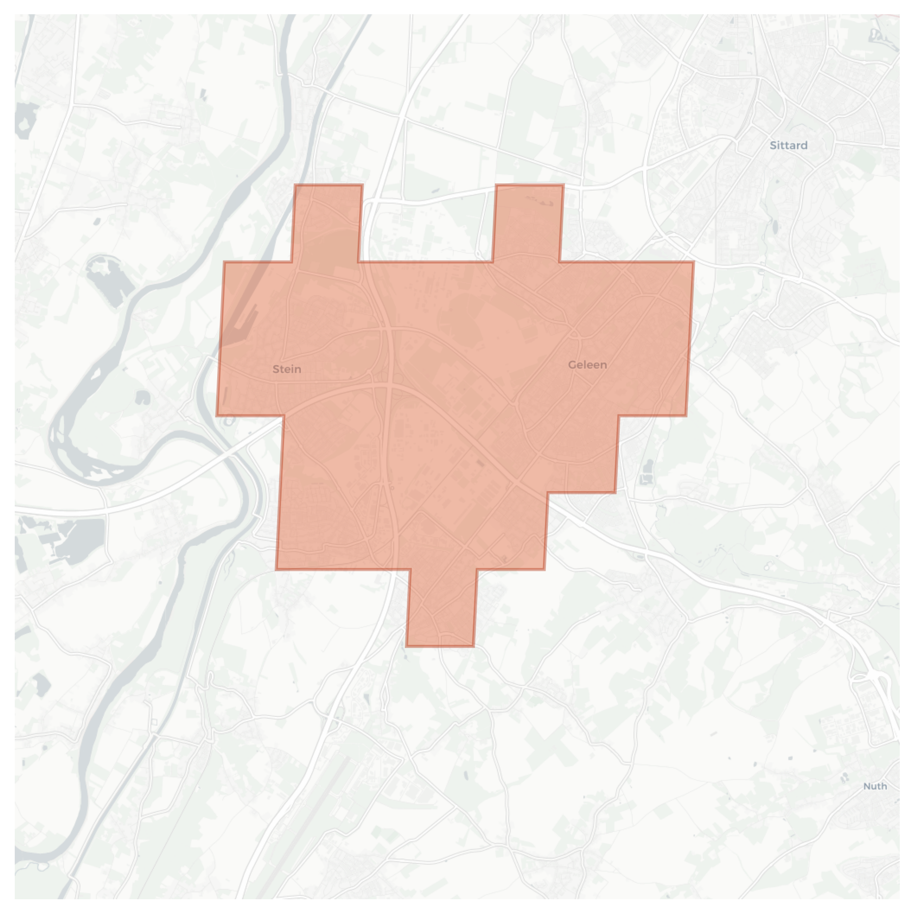 Geleen geographic map