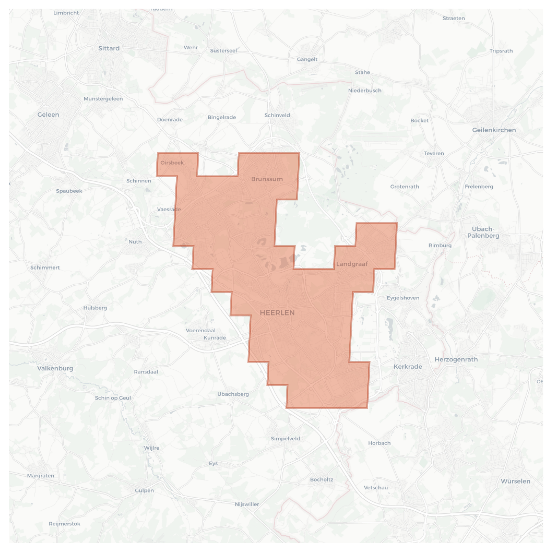 Heerlen geographic map