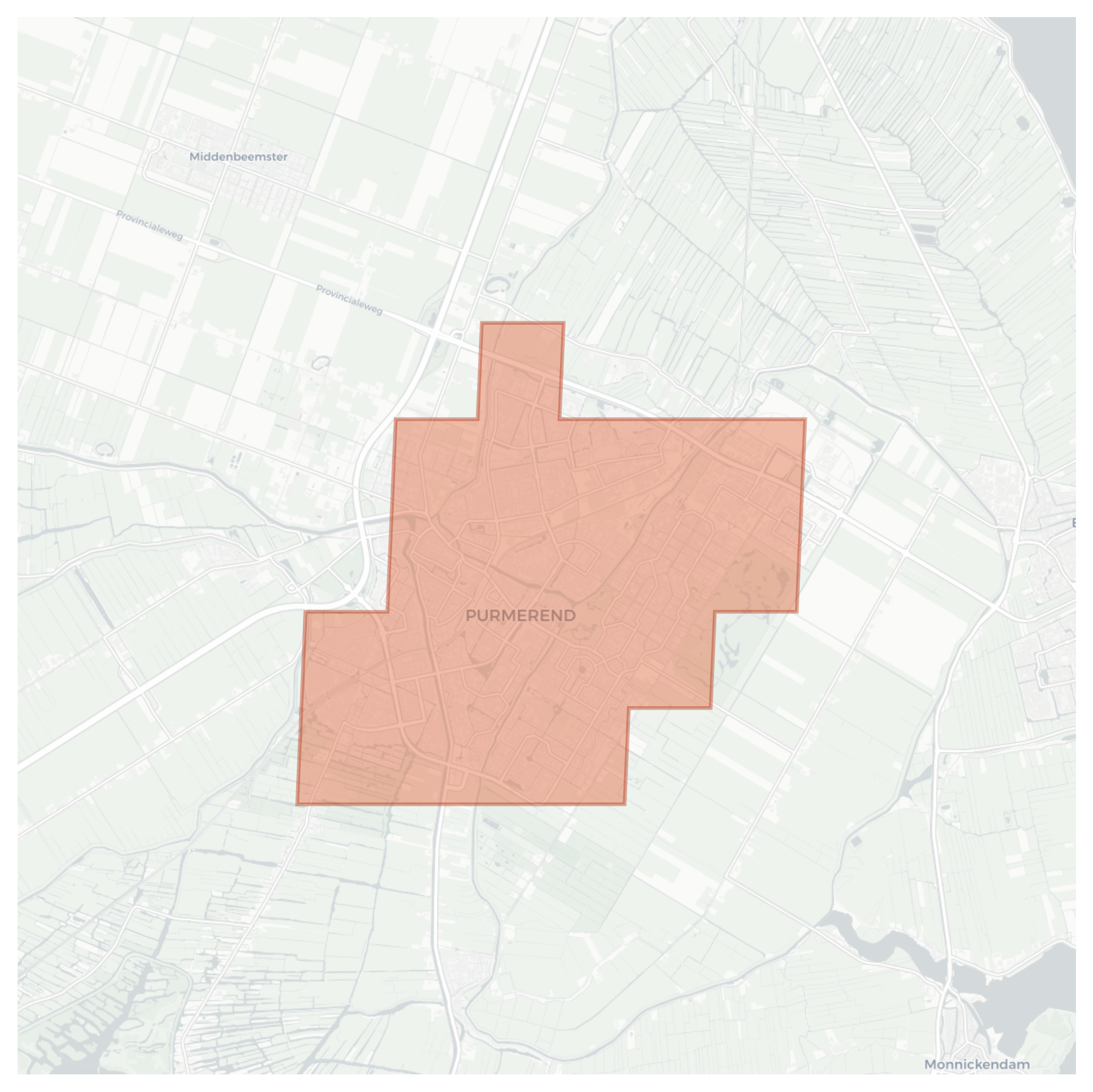 Purmerend geographic map
