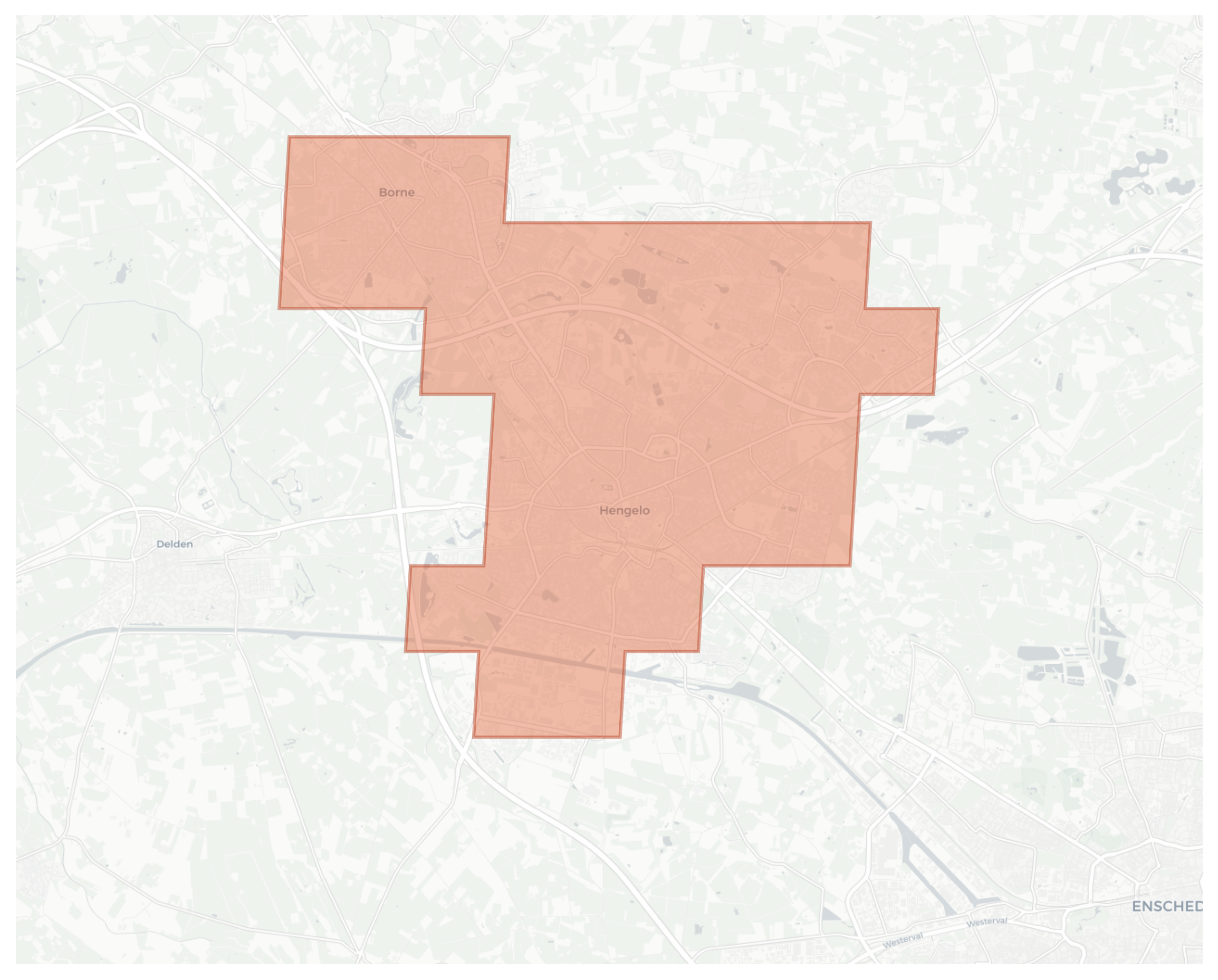 Hengelo geographic map