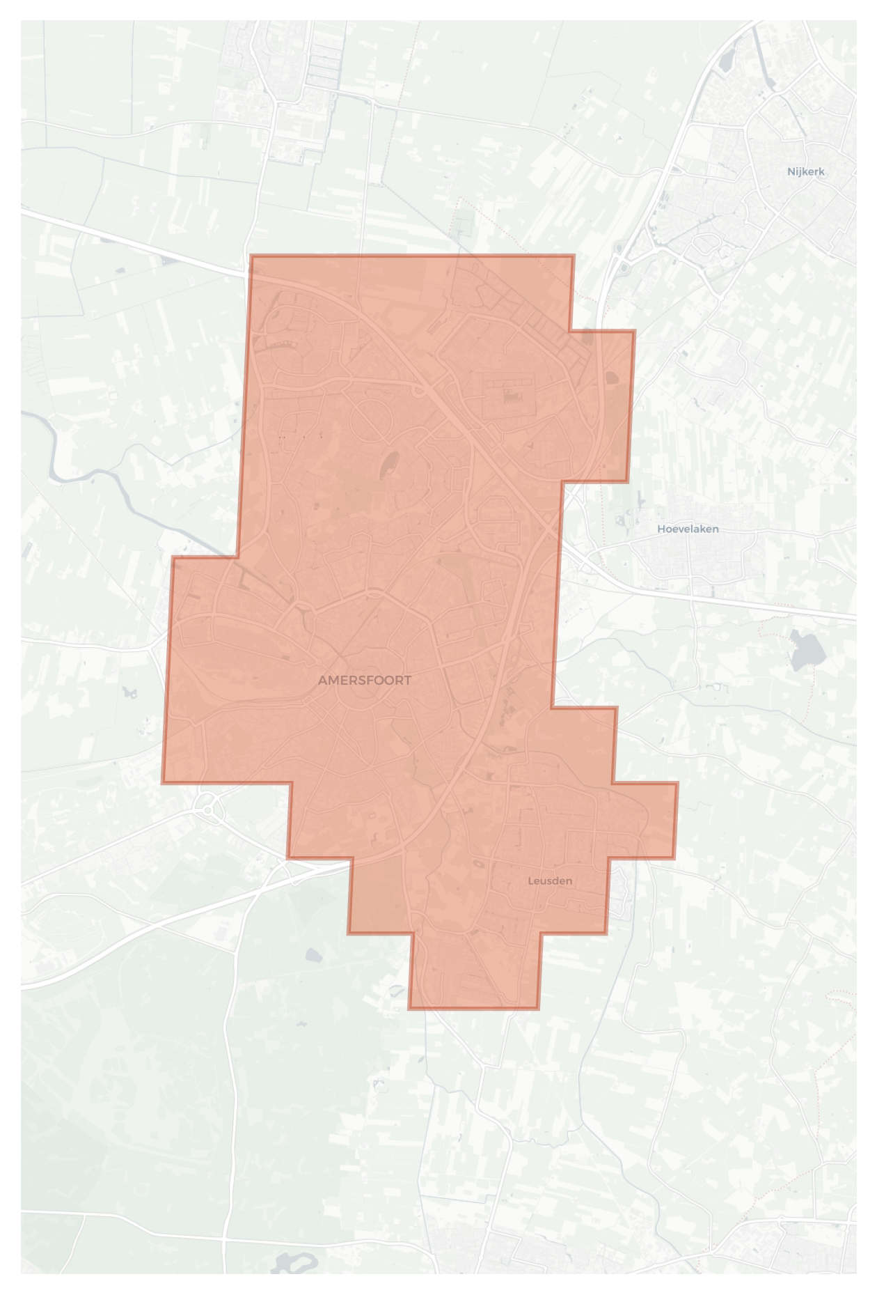 Amersfoort geographic map