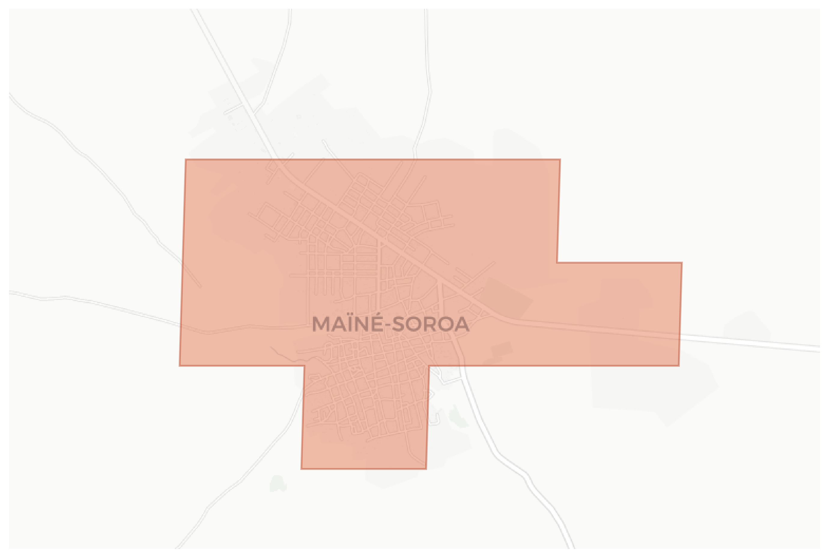 Maïné-Soroa geographic map