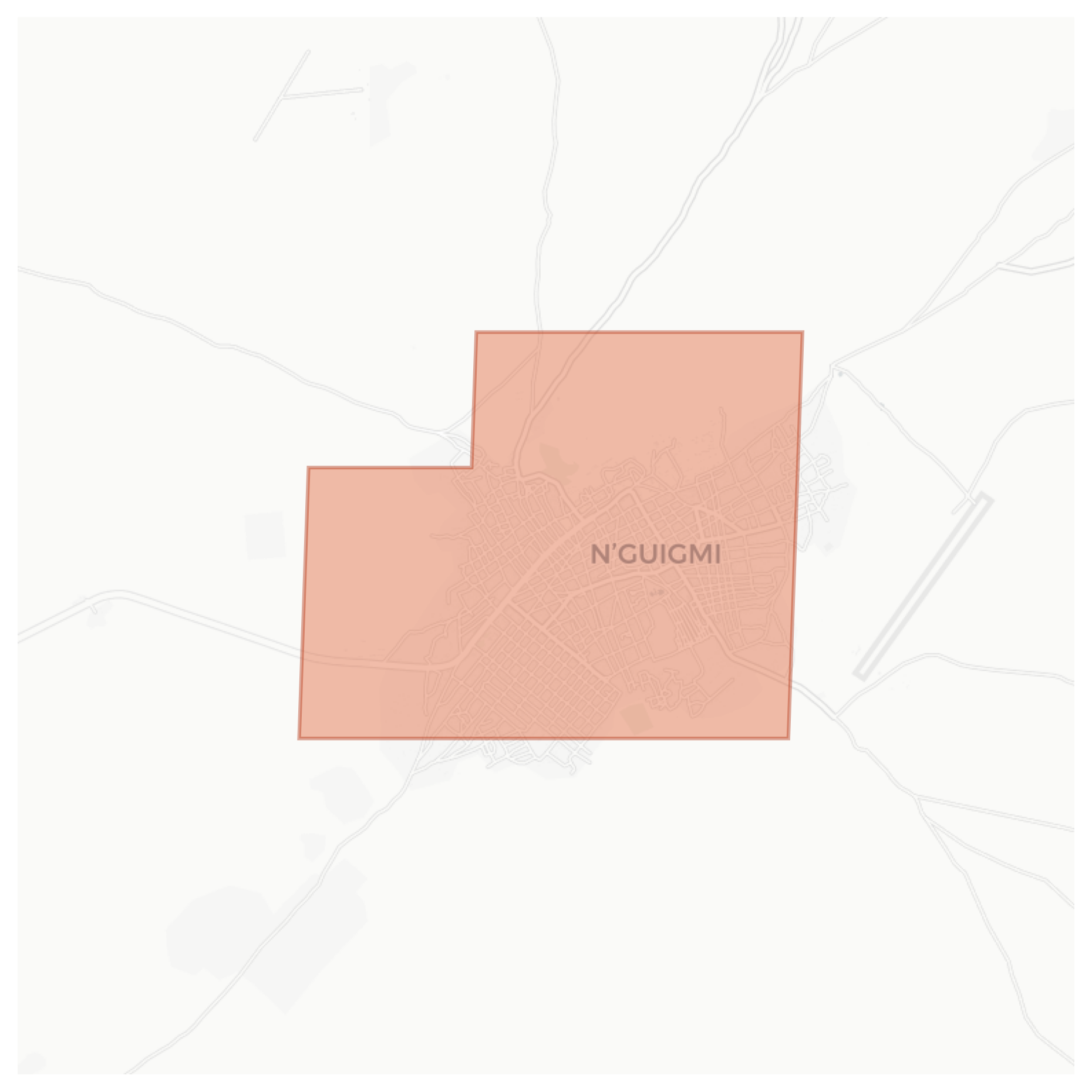 N'guigmi geographic map
