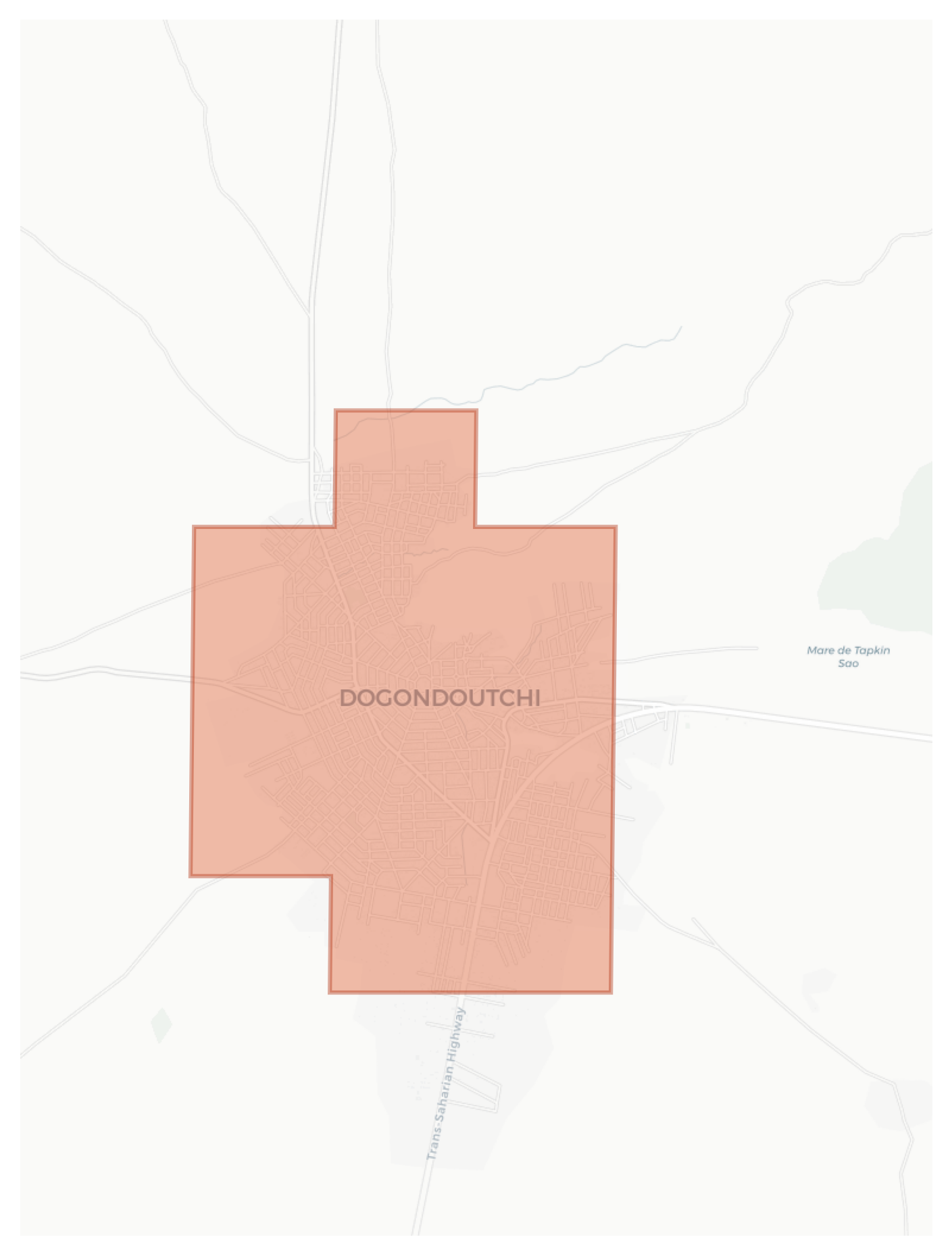 Dogondoutchi geographic map
