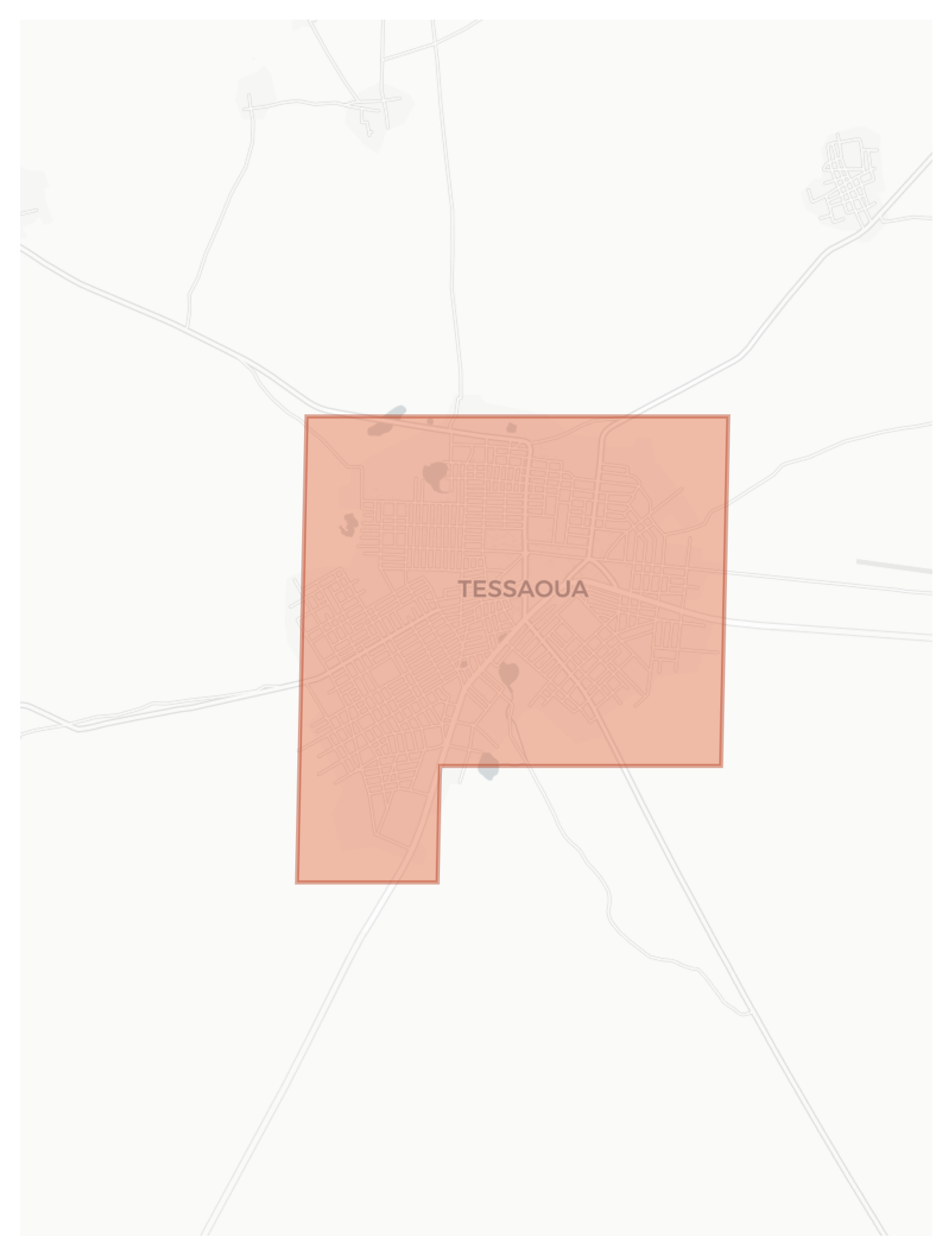 Tessaoua geographic map