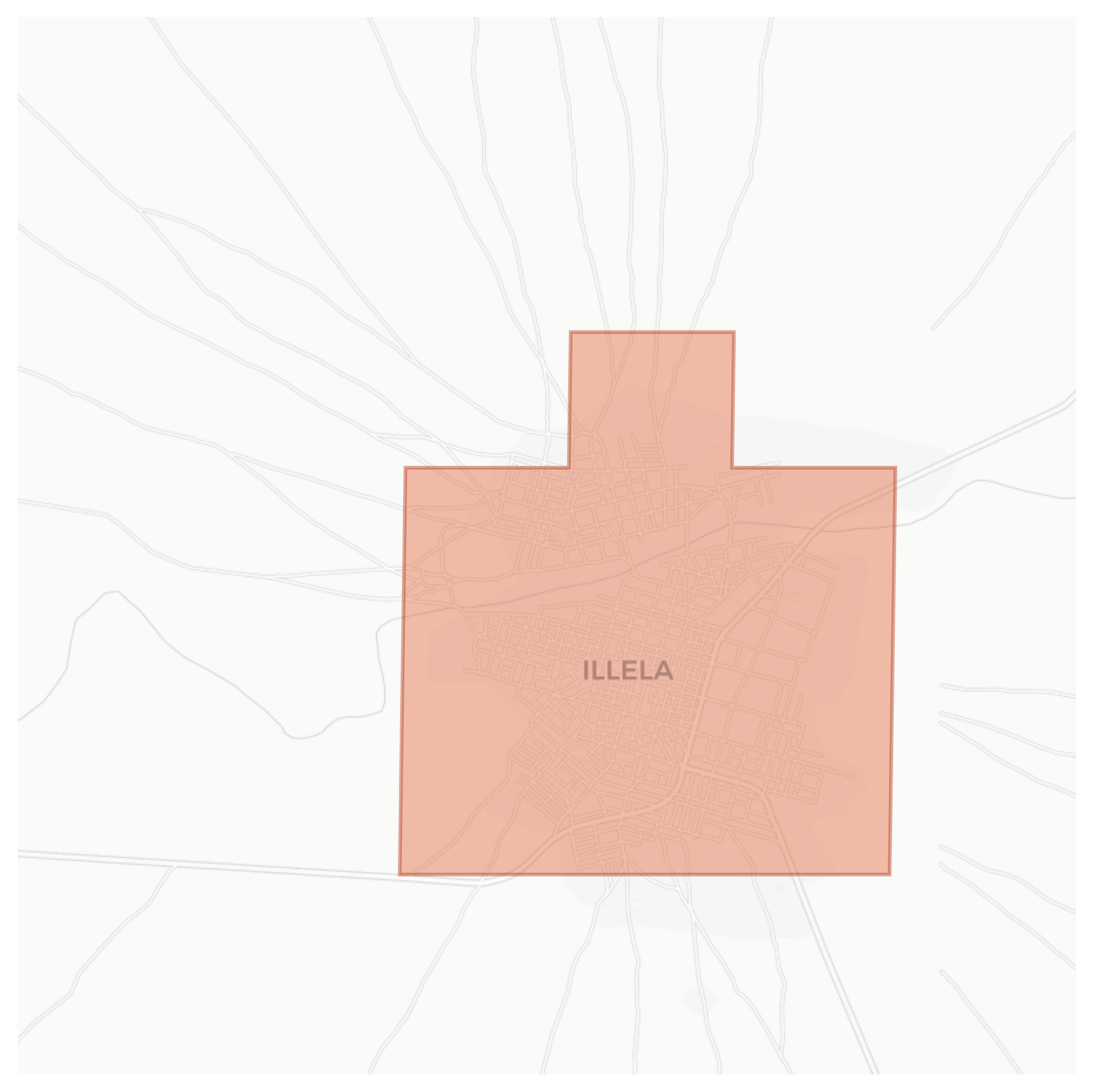 Illela geographic map