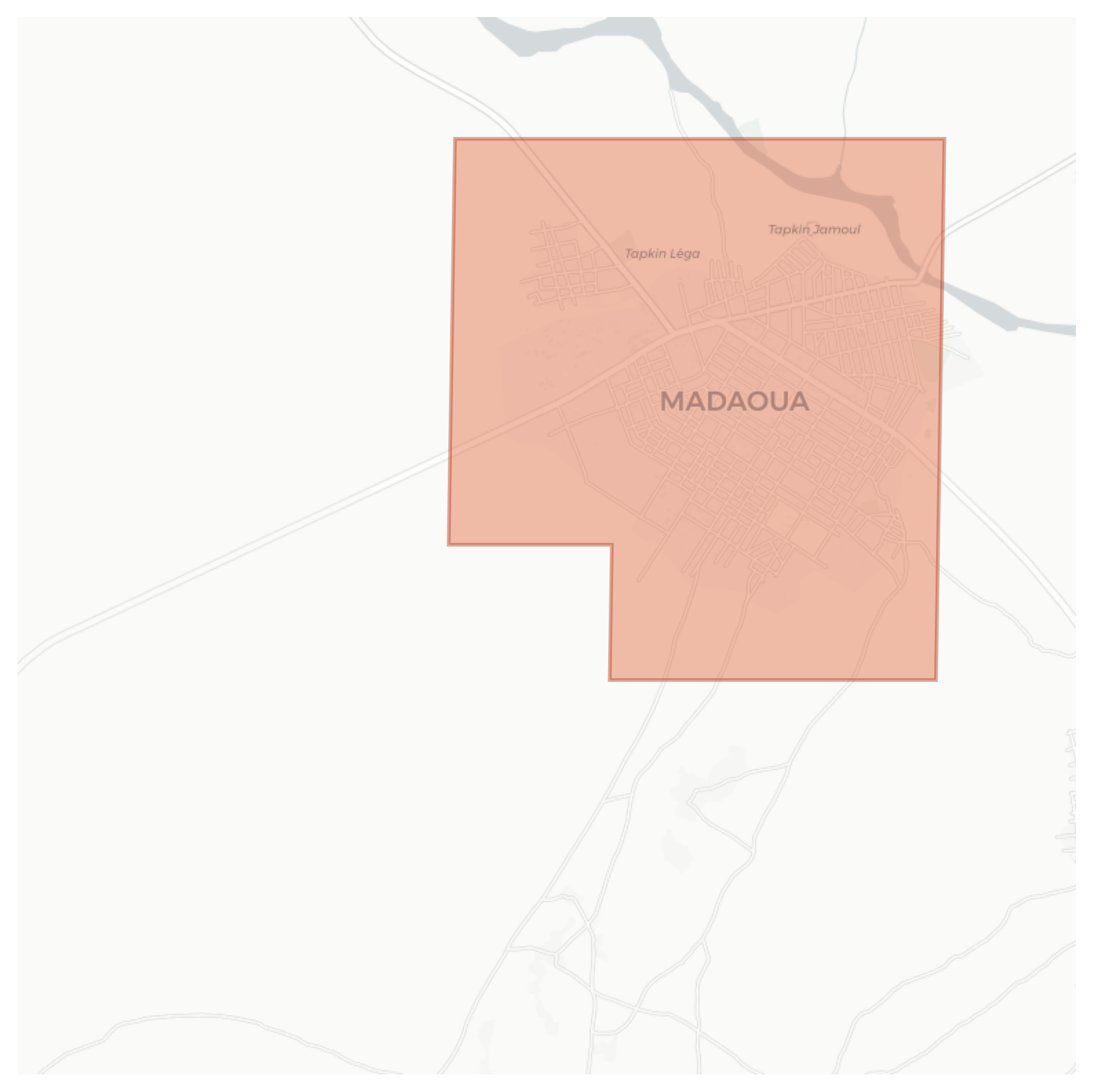 Madaoua geographic map