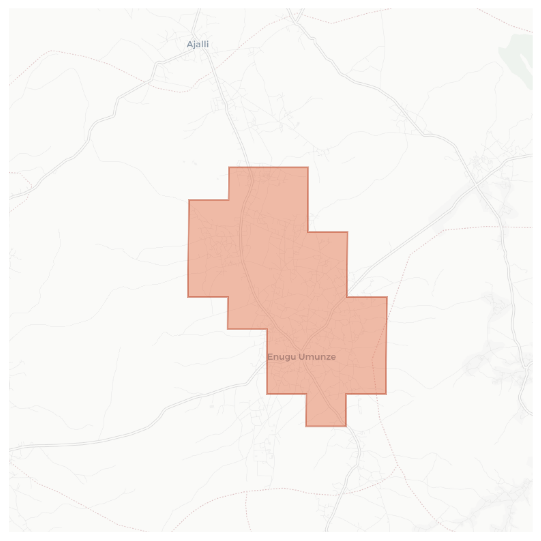 Enugu Umunze geographic map