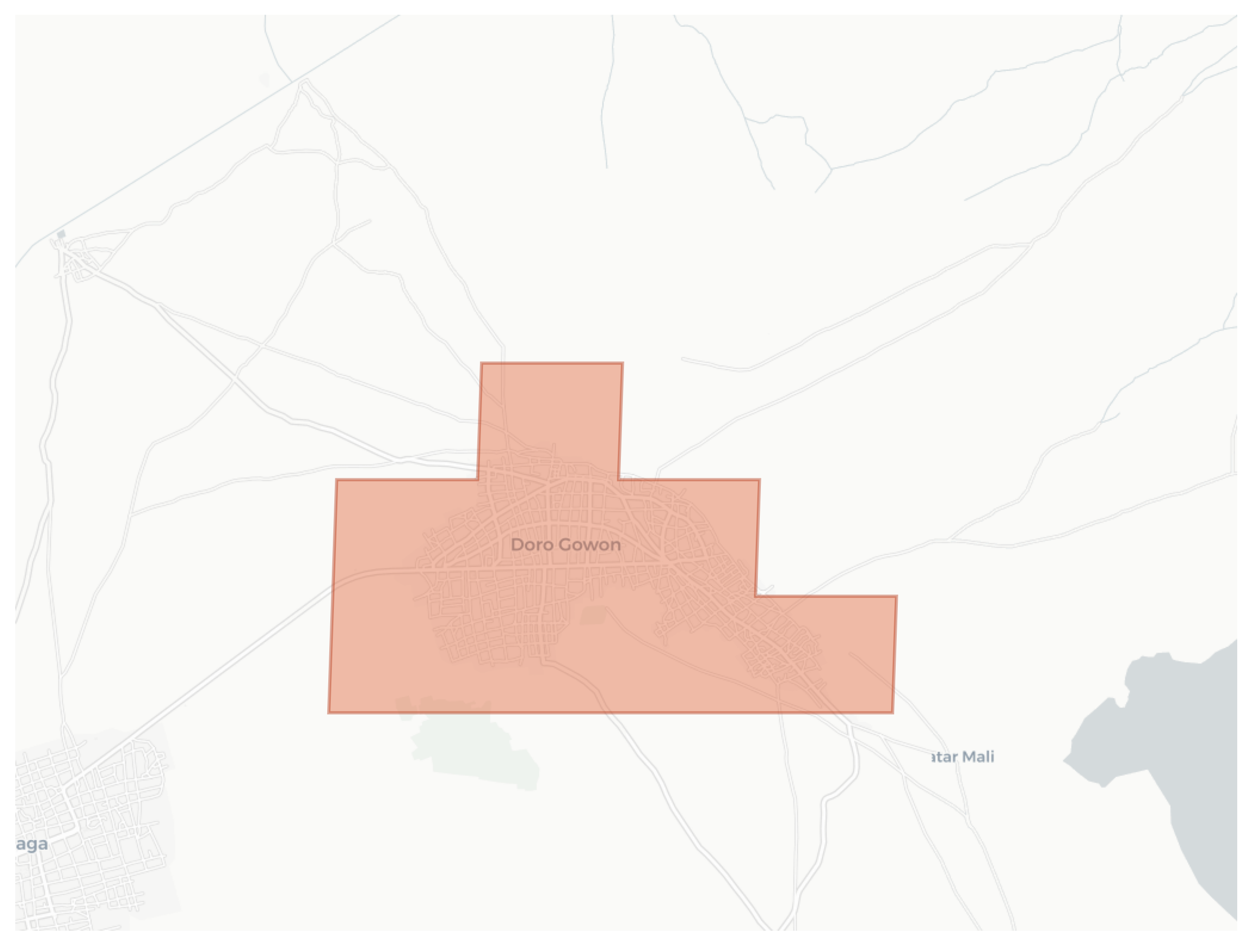 Doro Gowon geographic map