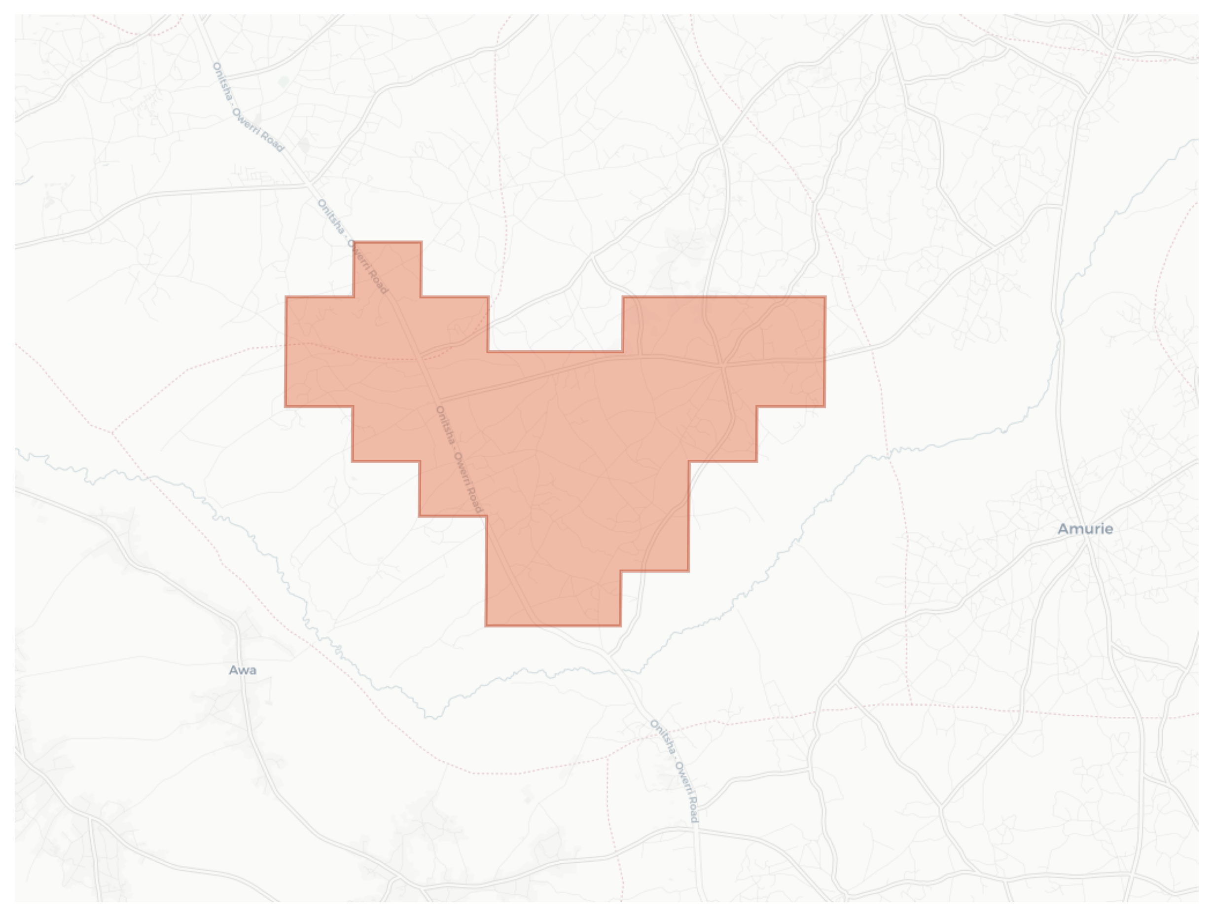 Awomama geographic map