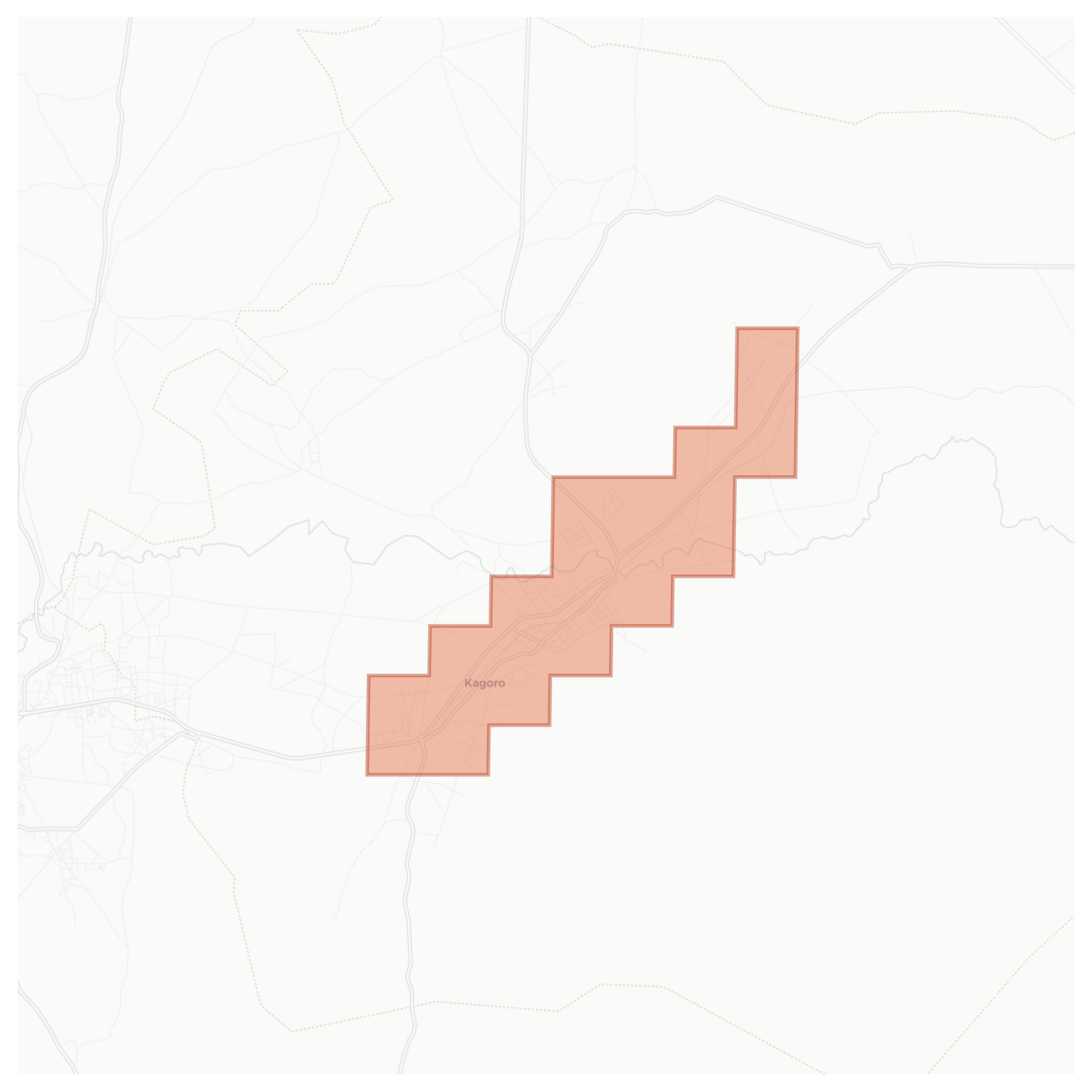 Kagoro geographic map