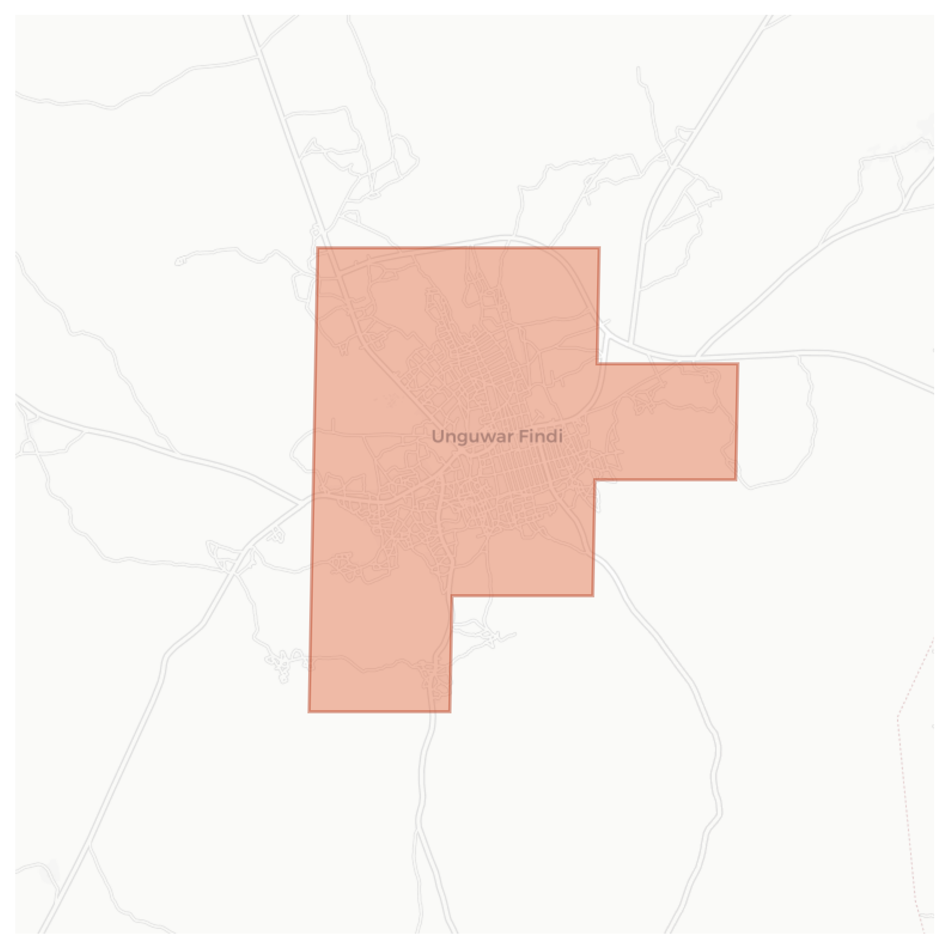 Unguwar Findi geographic map