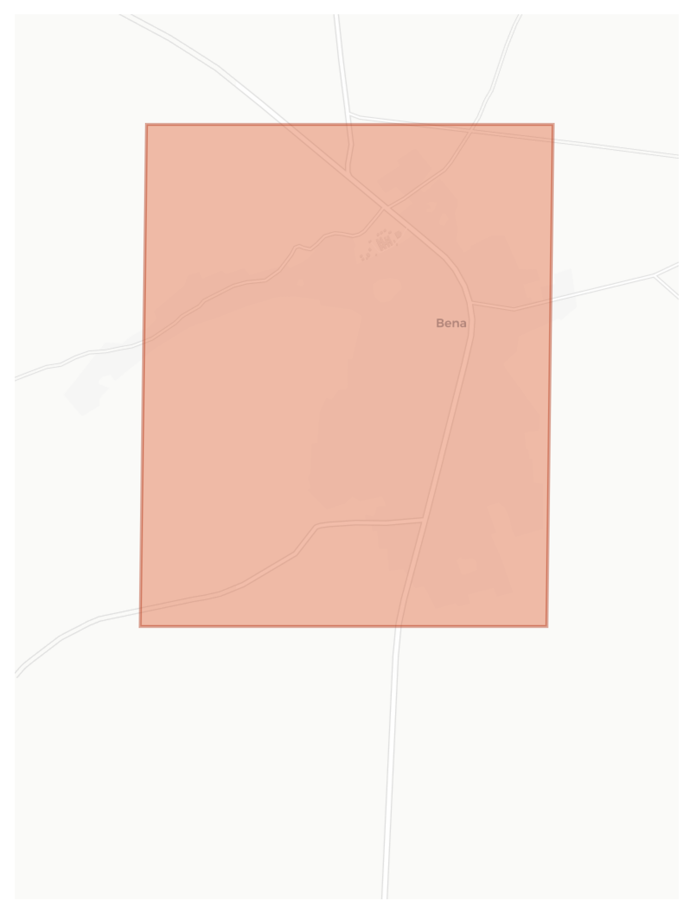 Bena geographic map