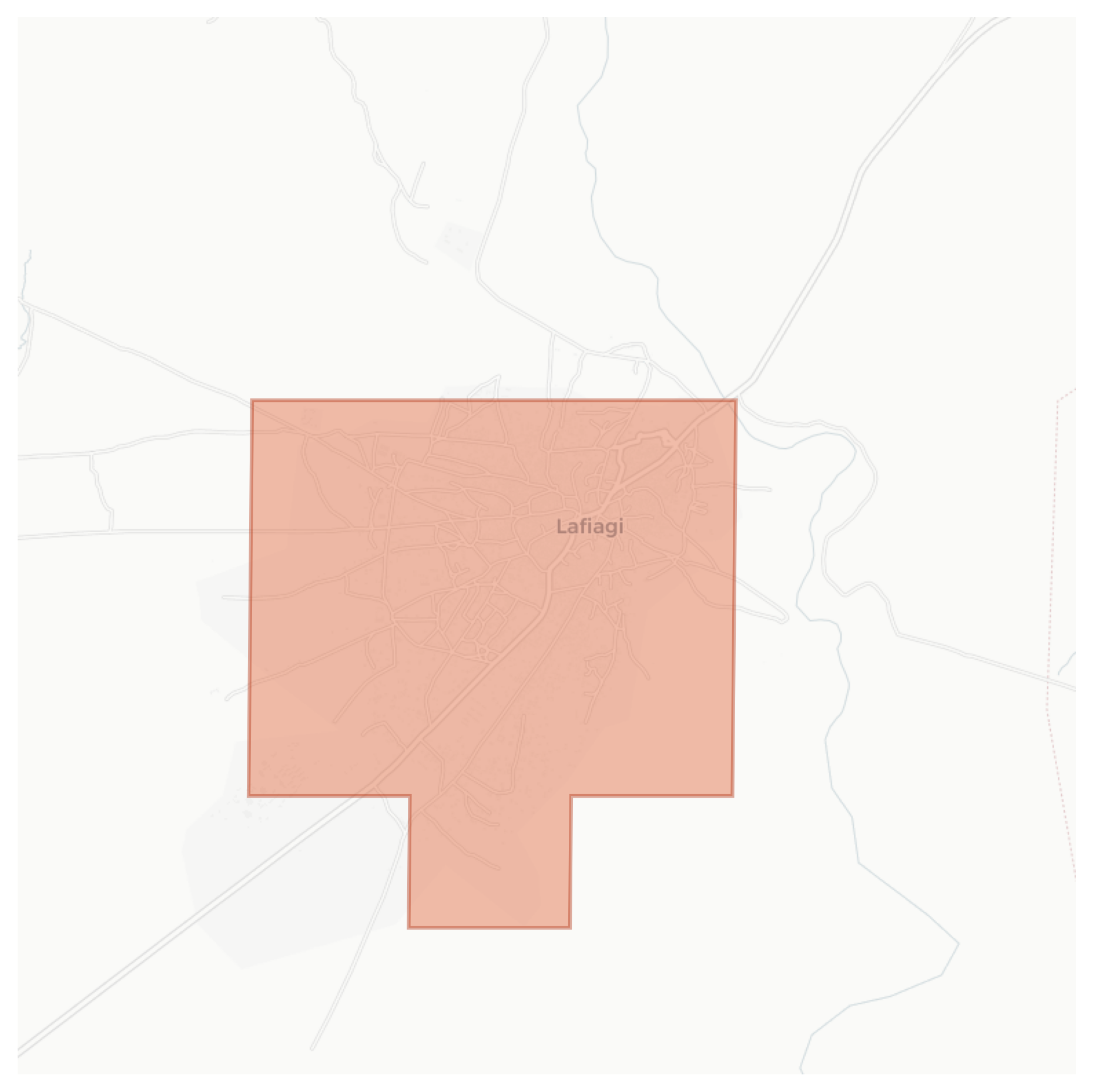 Lafiagi geographic map