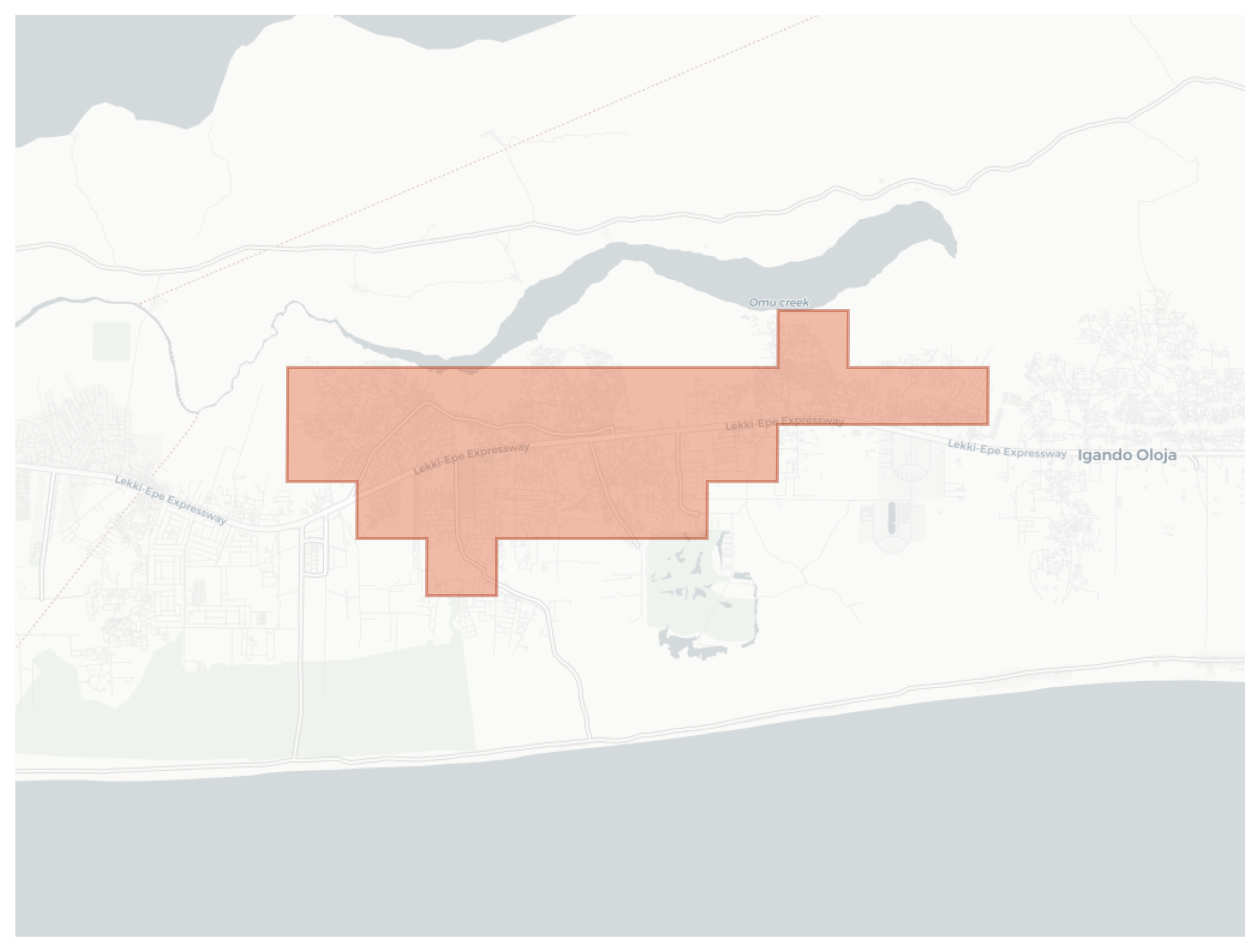 Lakowe geographic map