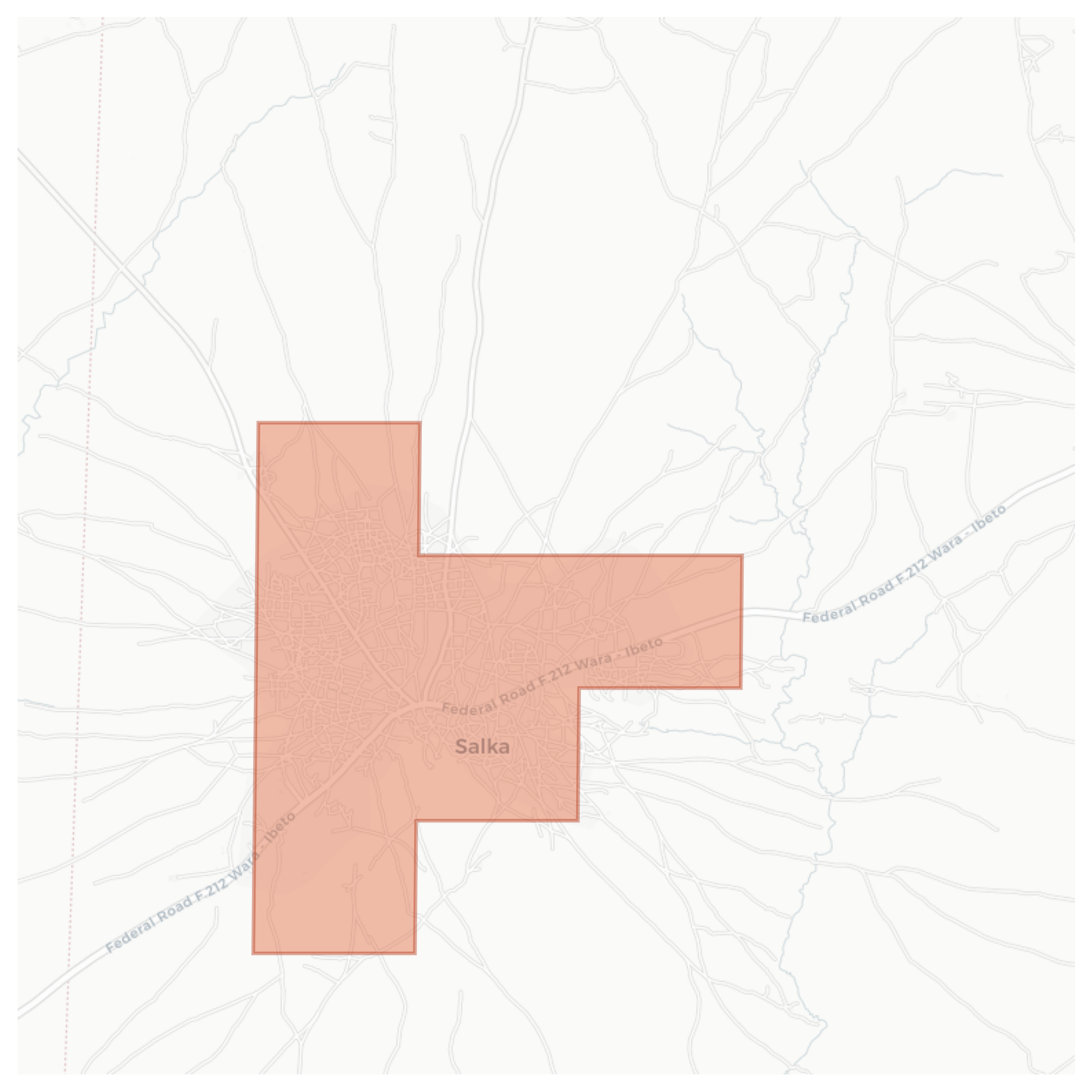 Salka geographic map