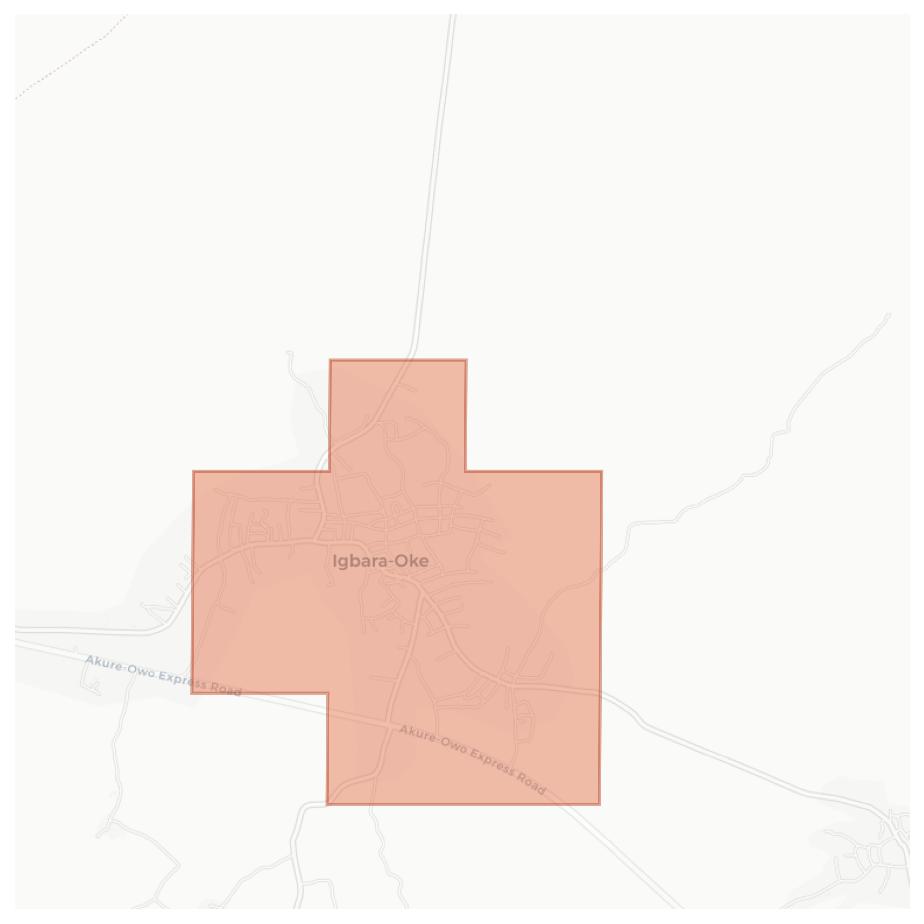 Igbara-Oke geographic map