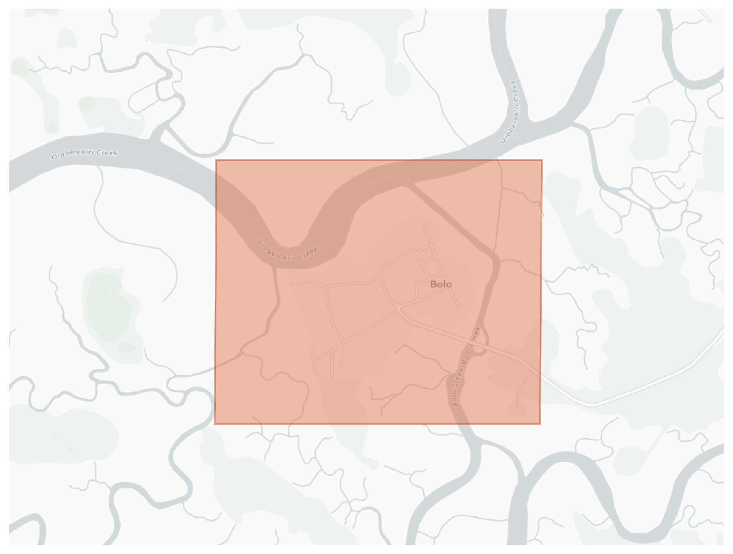 Bolo geographic map
