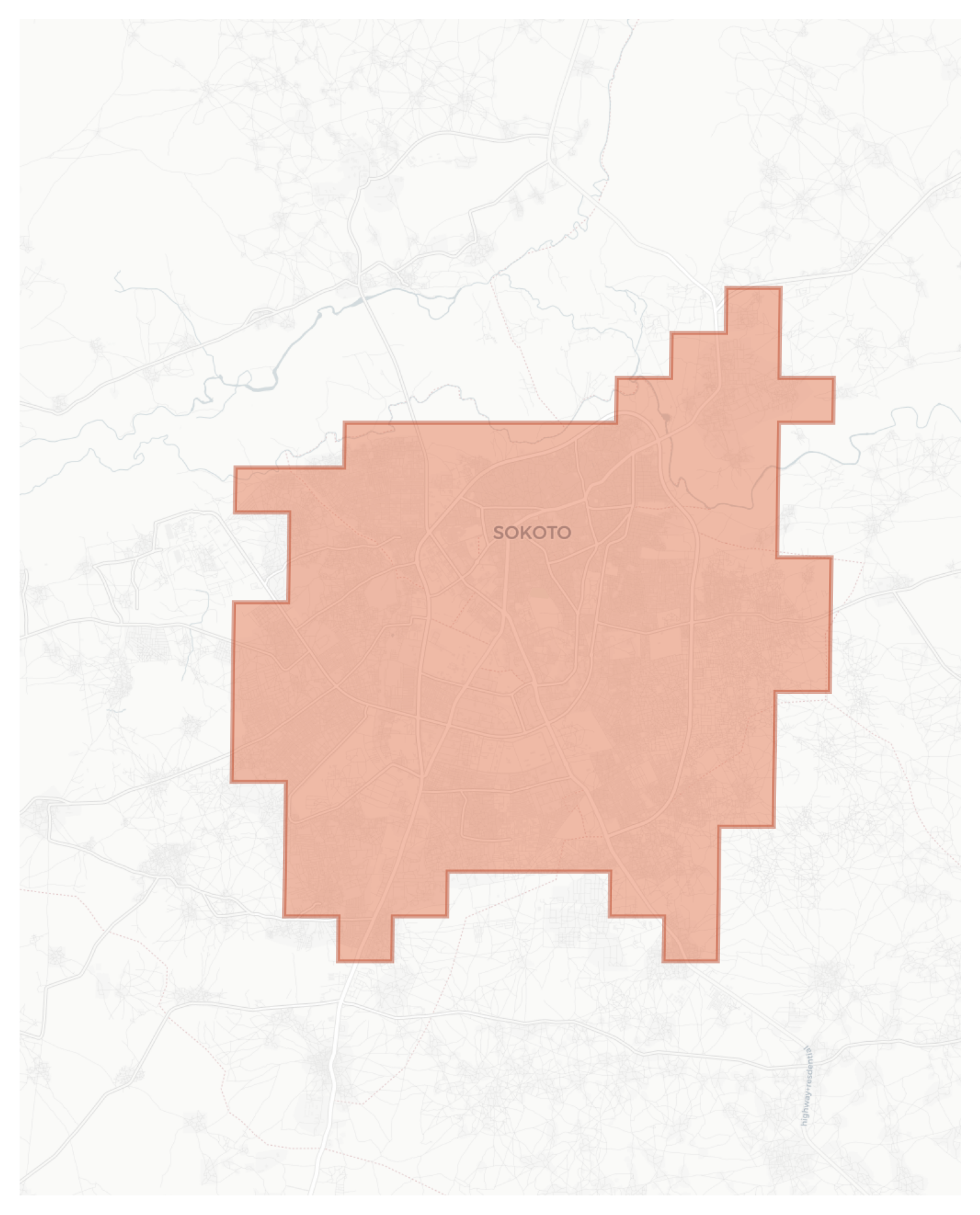 Sokoto geographic map