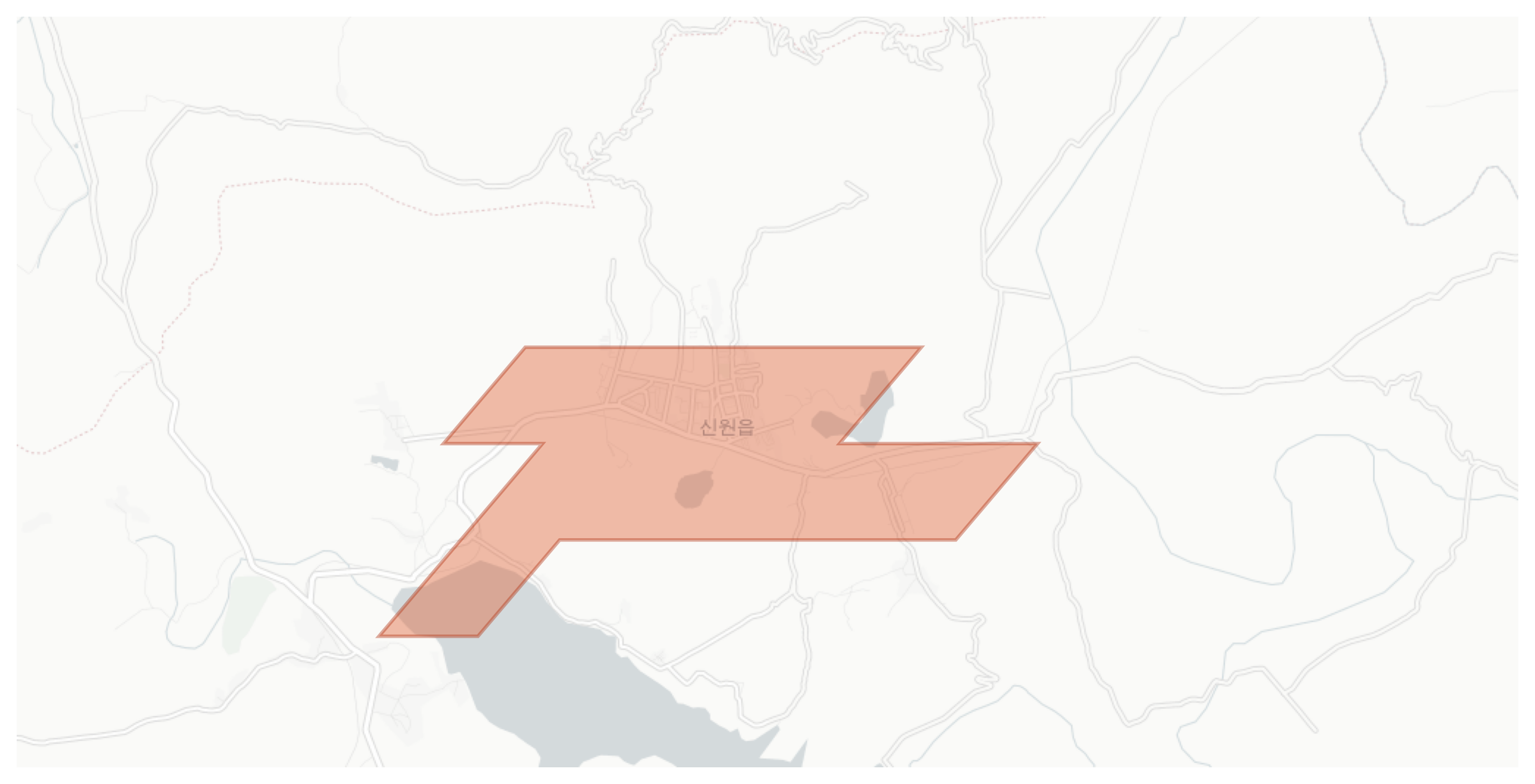 Sinwon geographic map