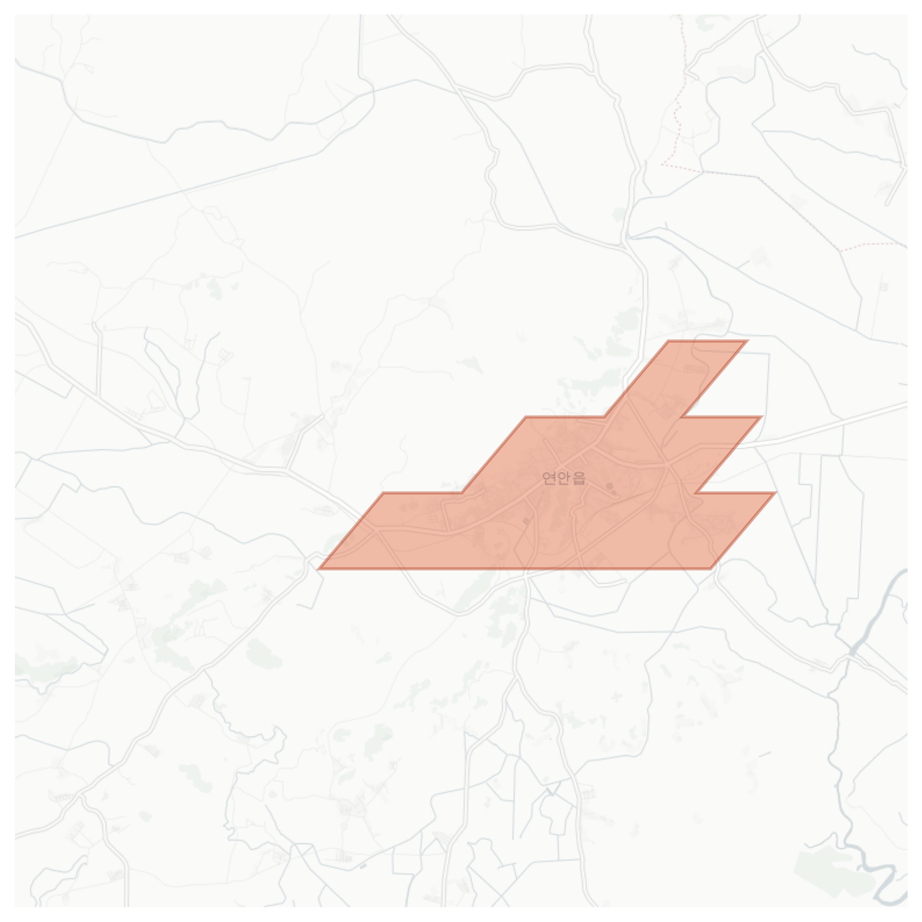 Yonan geographic map
