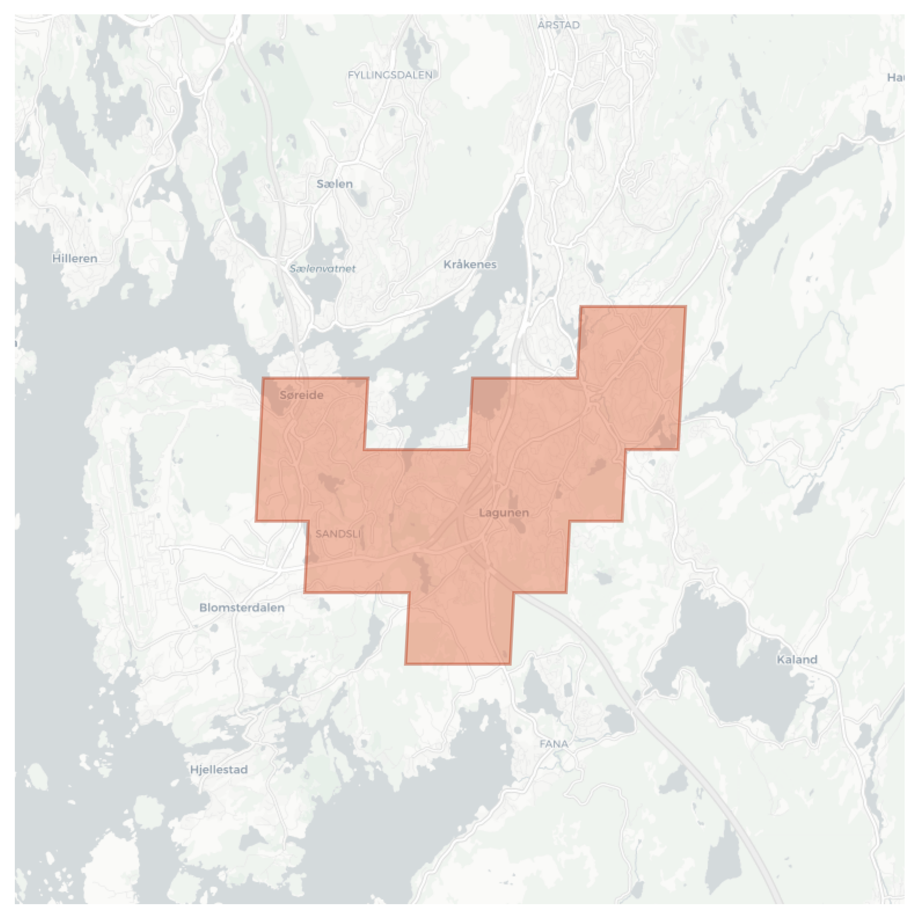 Lagunen geographic map