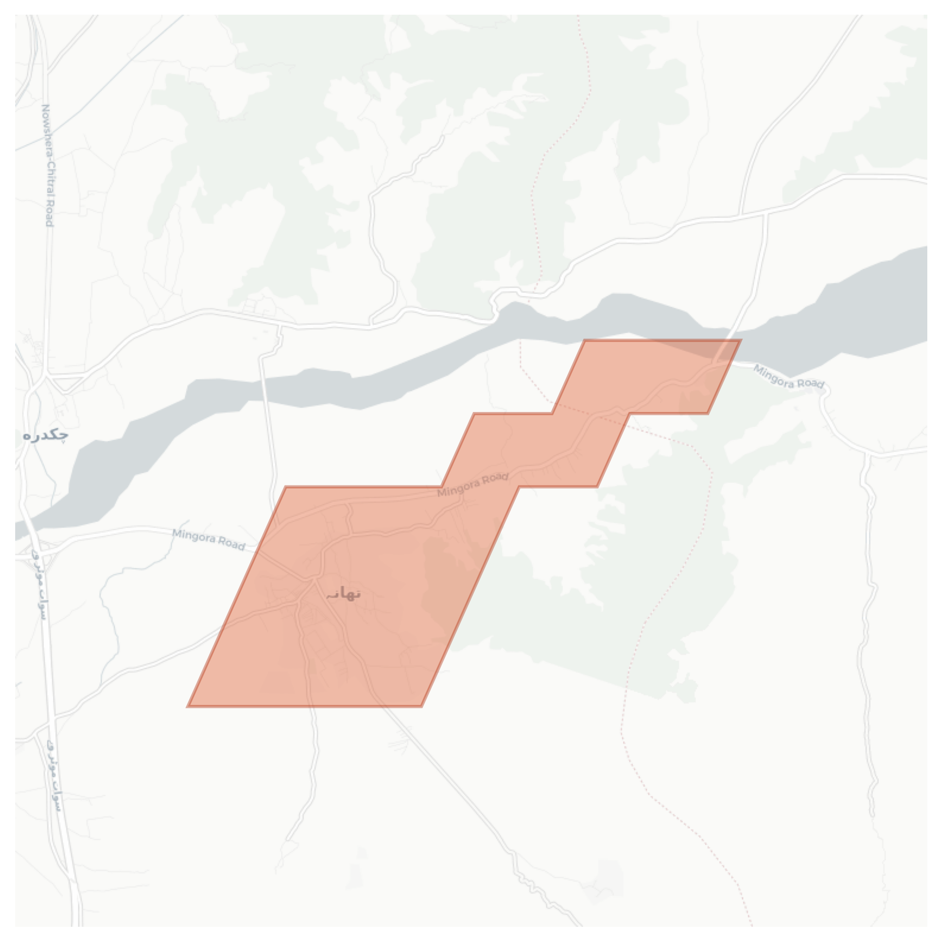 Thana geographic map