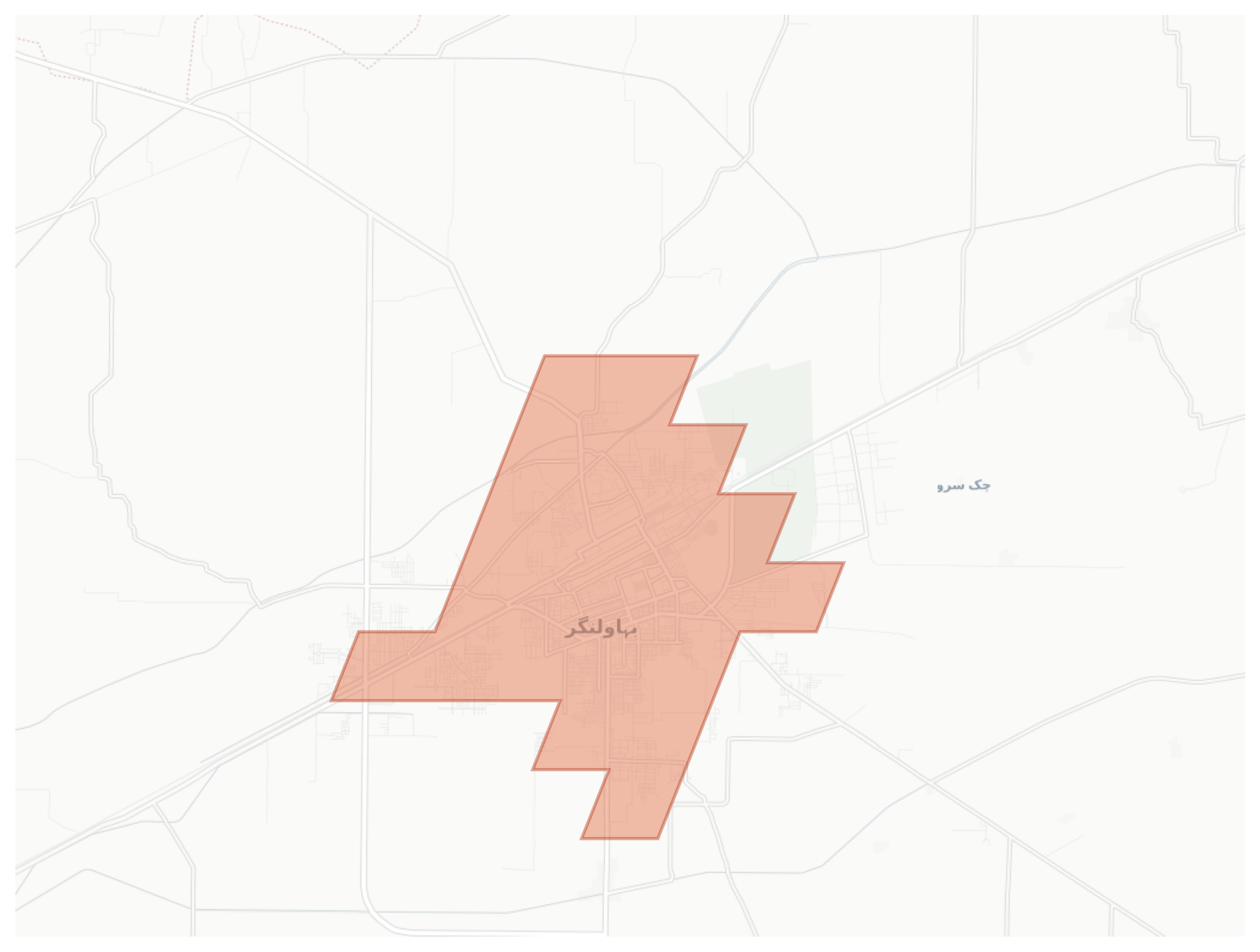 Bahawalnagar geographic map