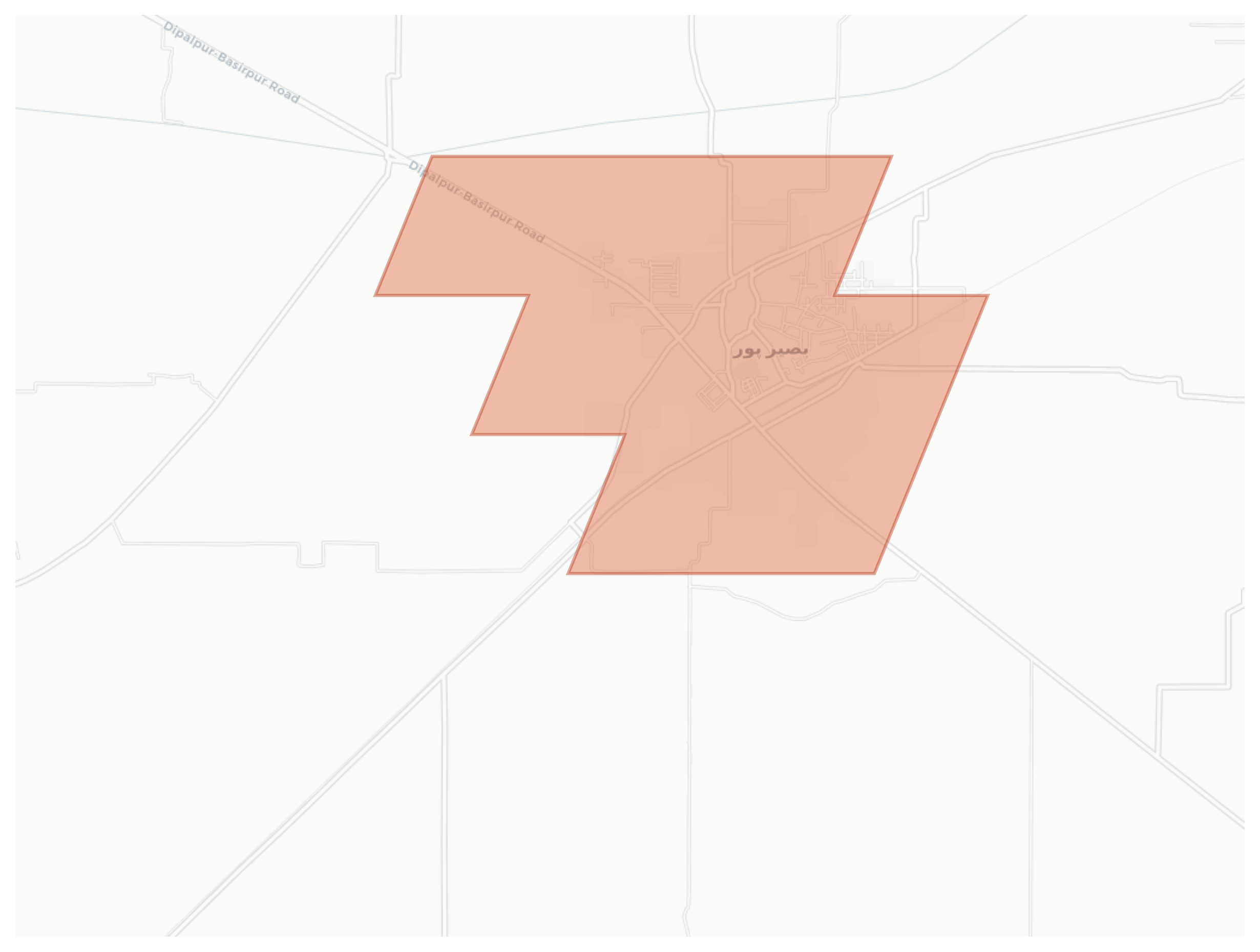 Basirpur geographic map