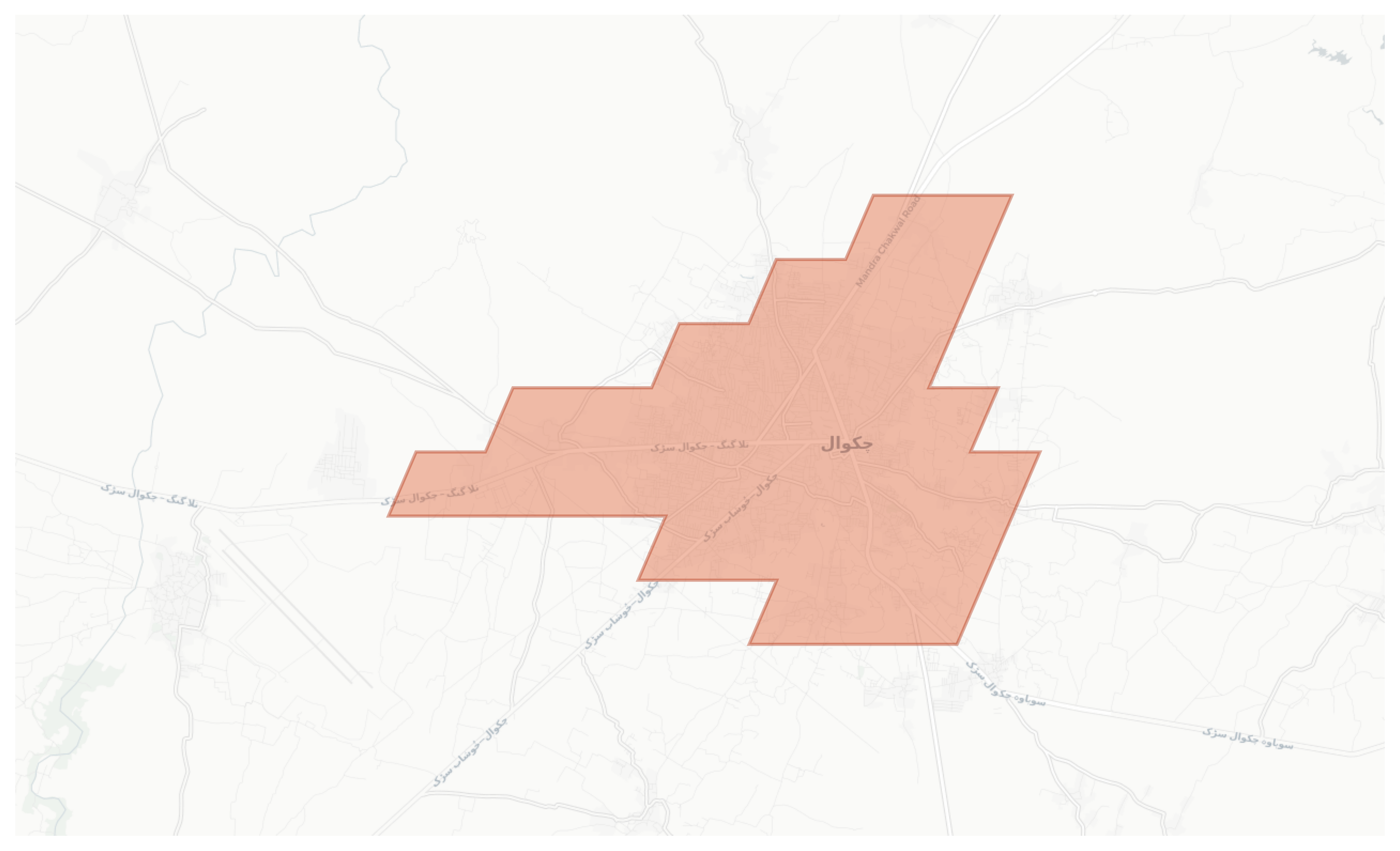 Chakwal geographic map