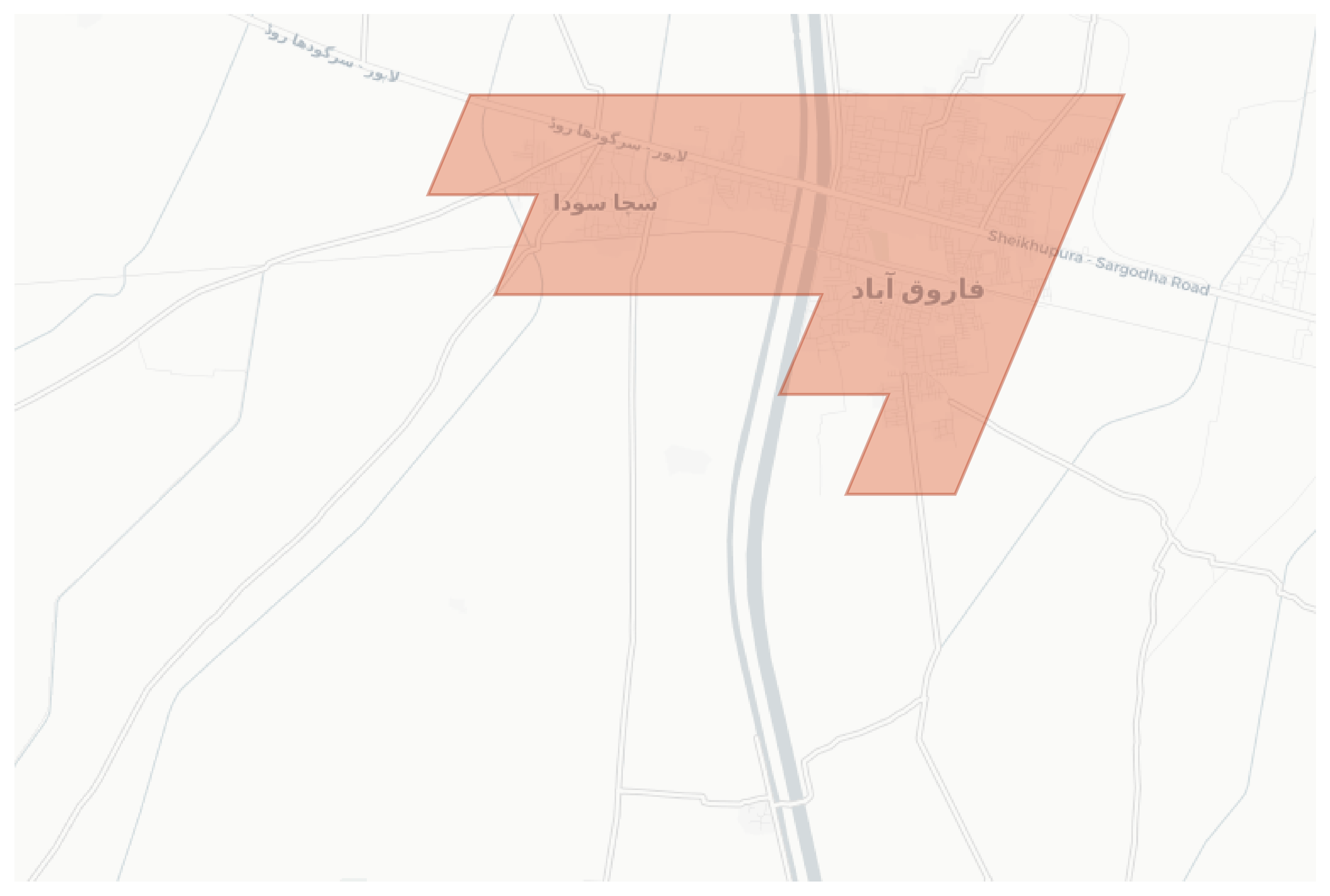 Farooqabad geographic map