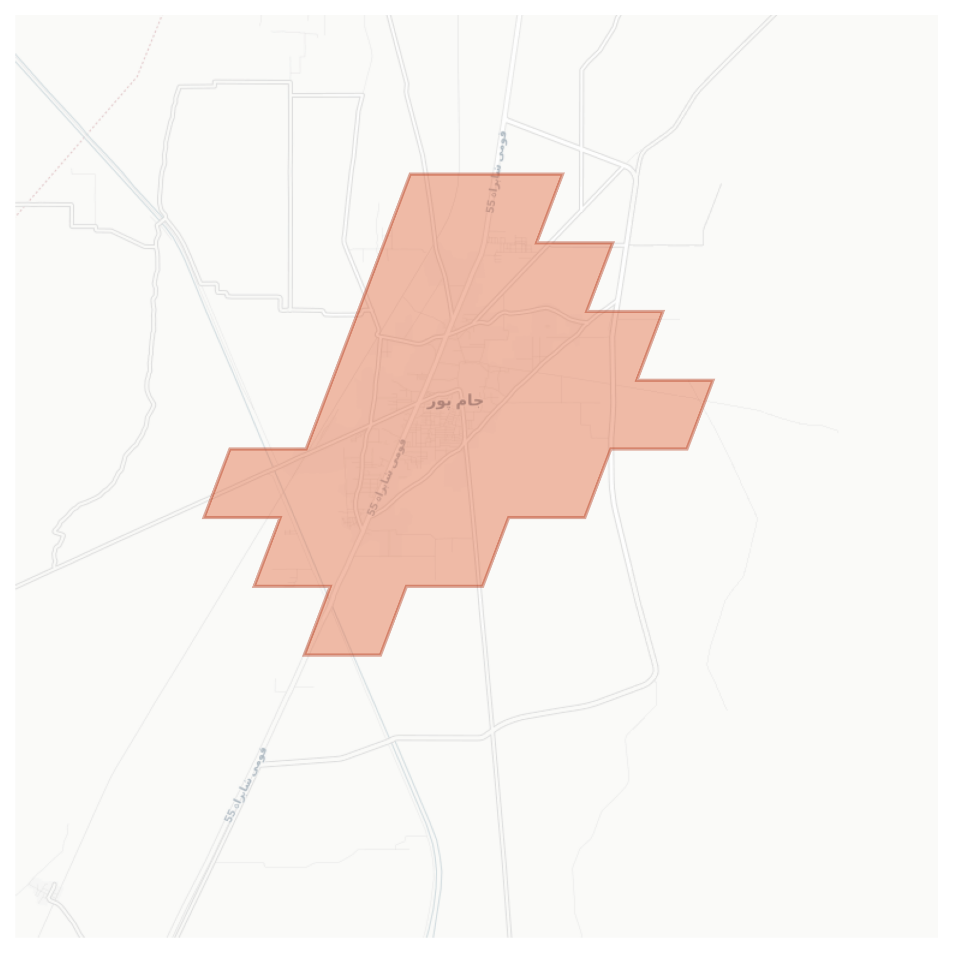 Jampur geographic map