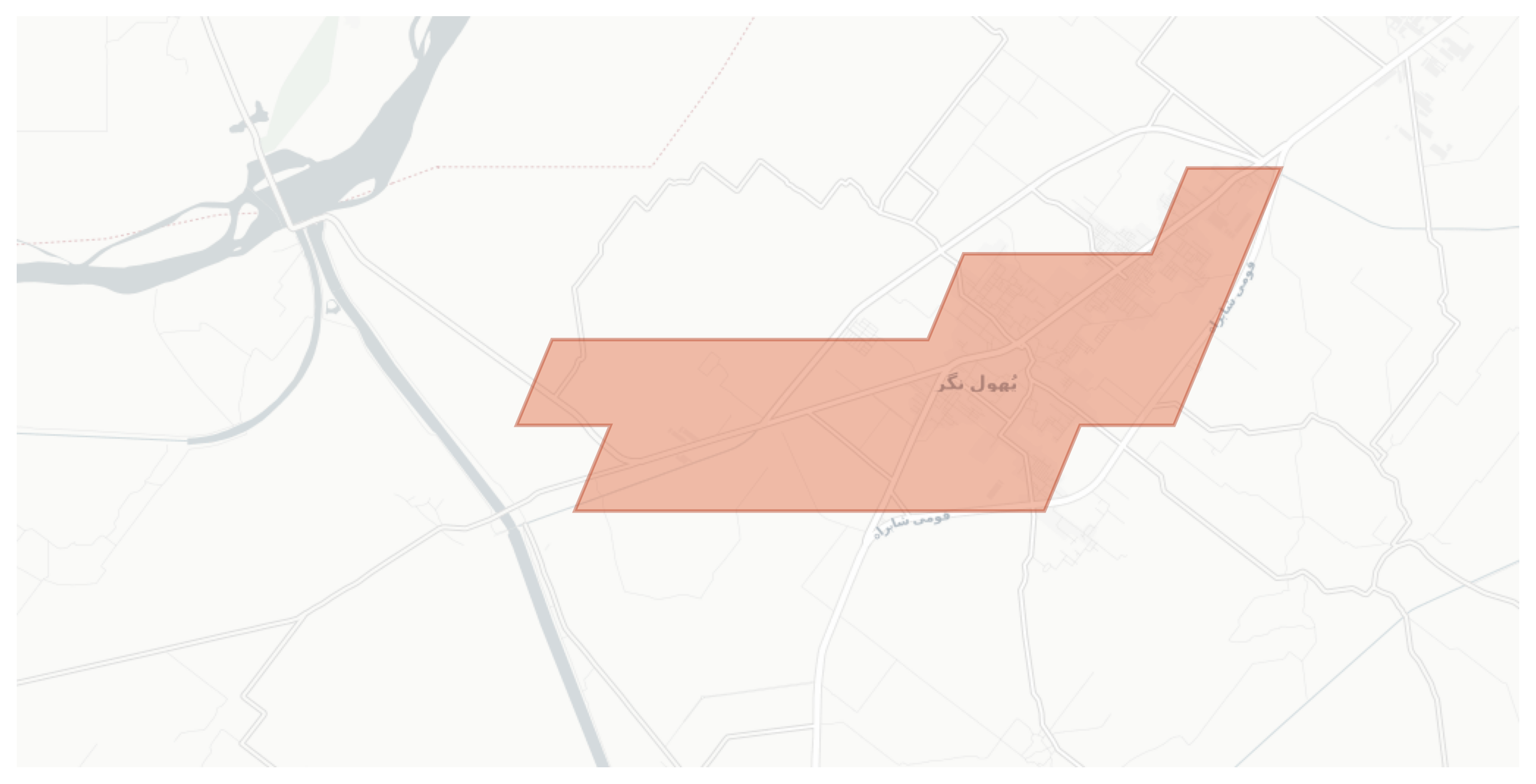 Phool Nagar geographic map