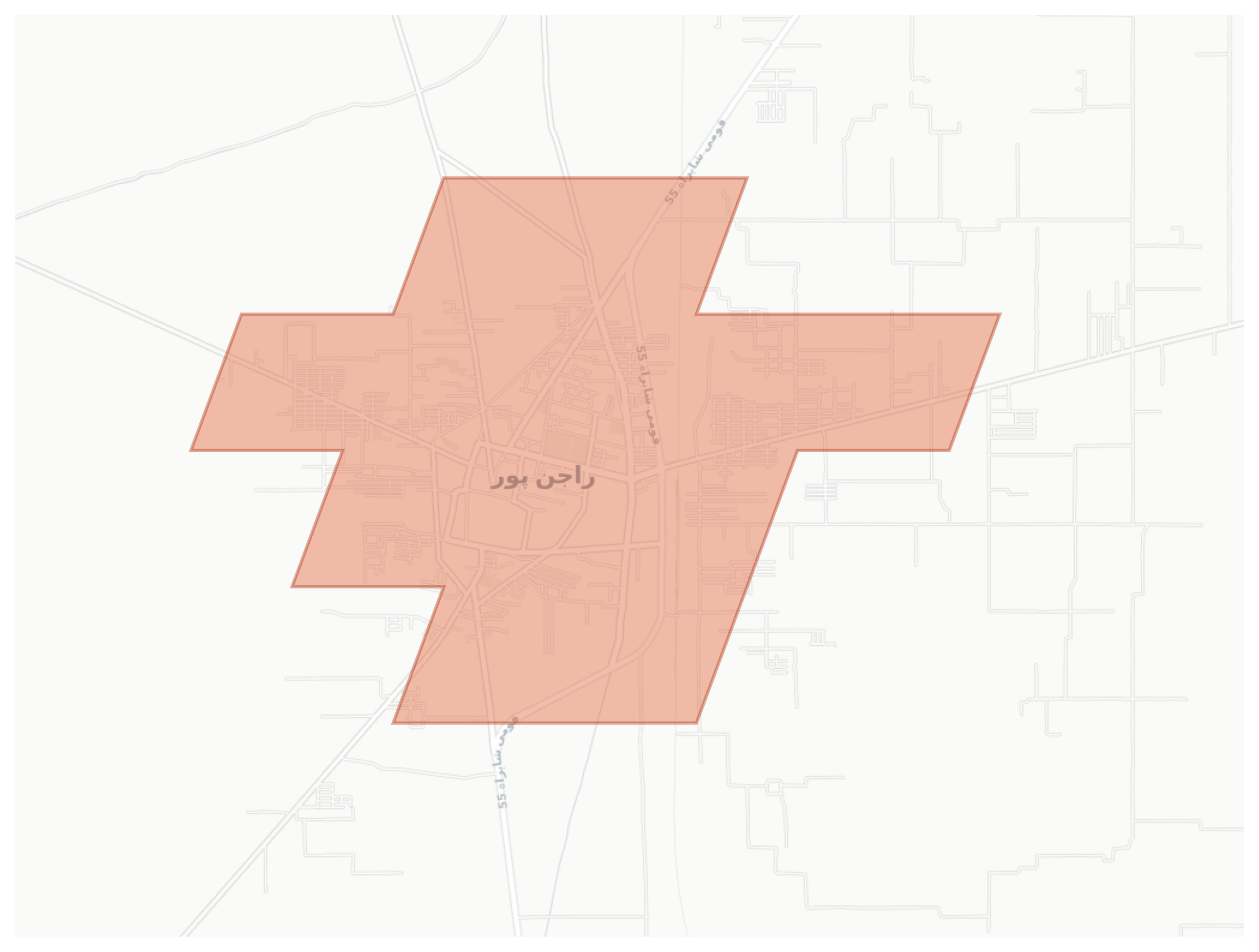 Rajanpur geographic map