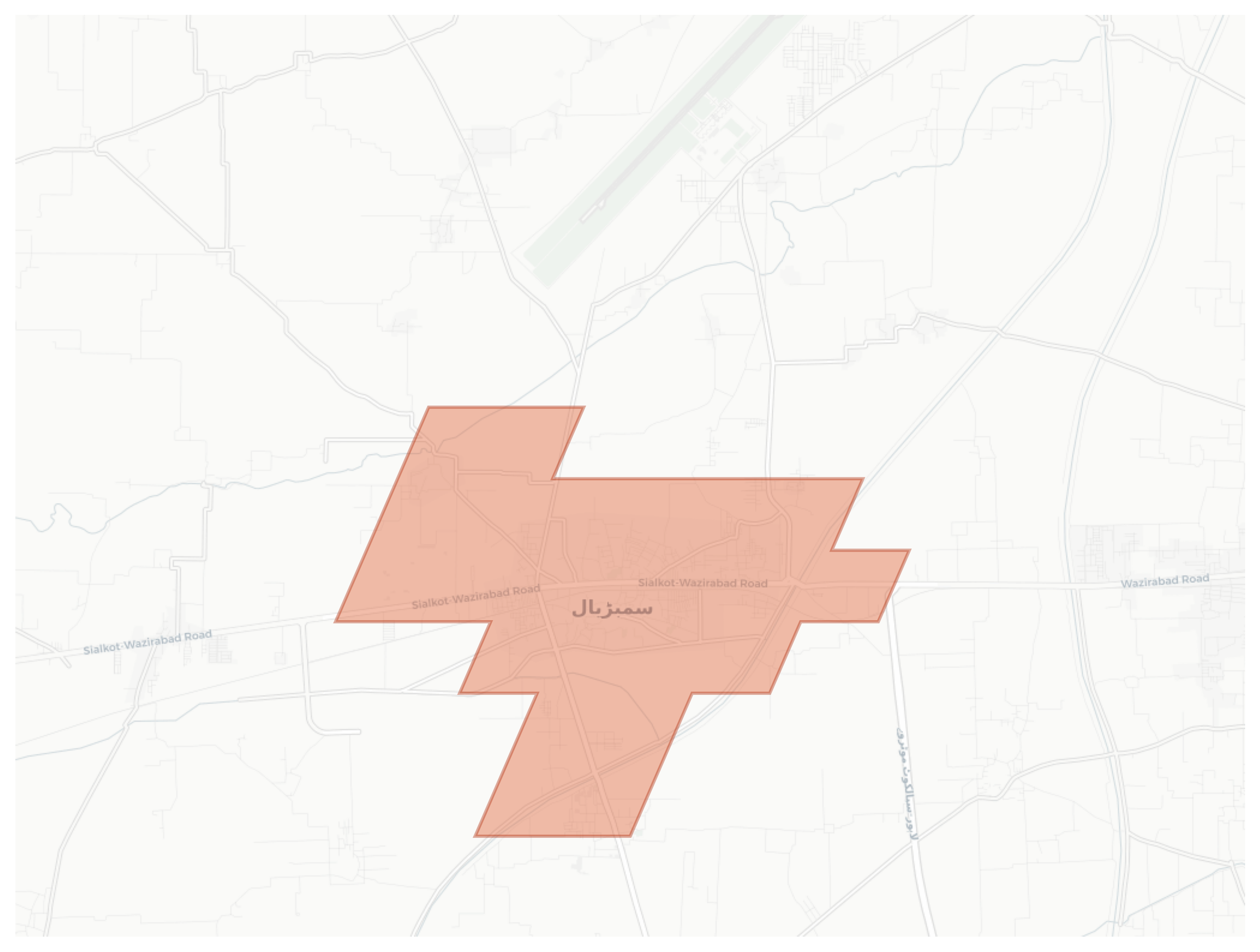 Sambrial geographic map