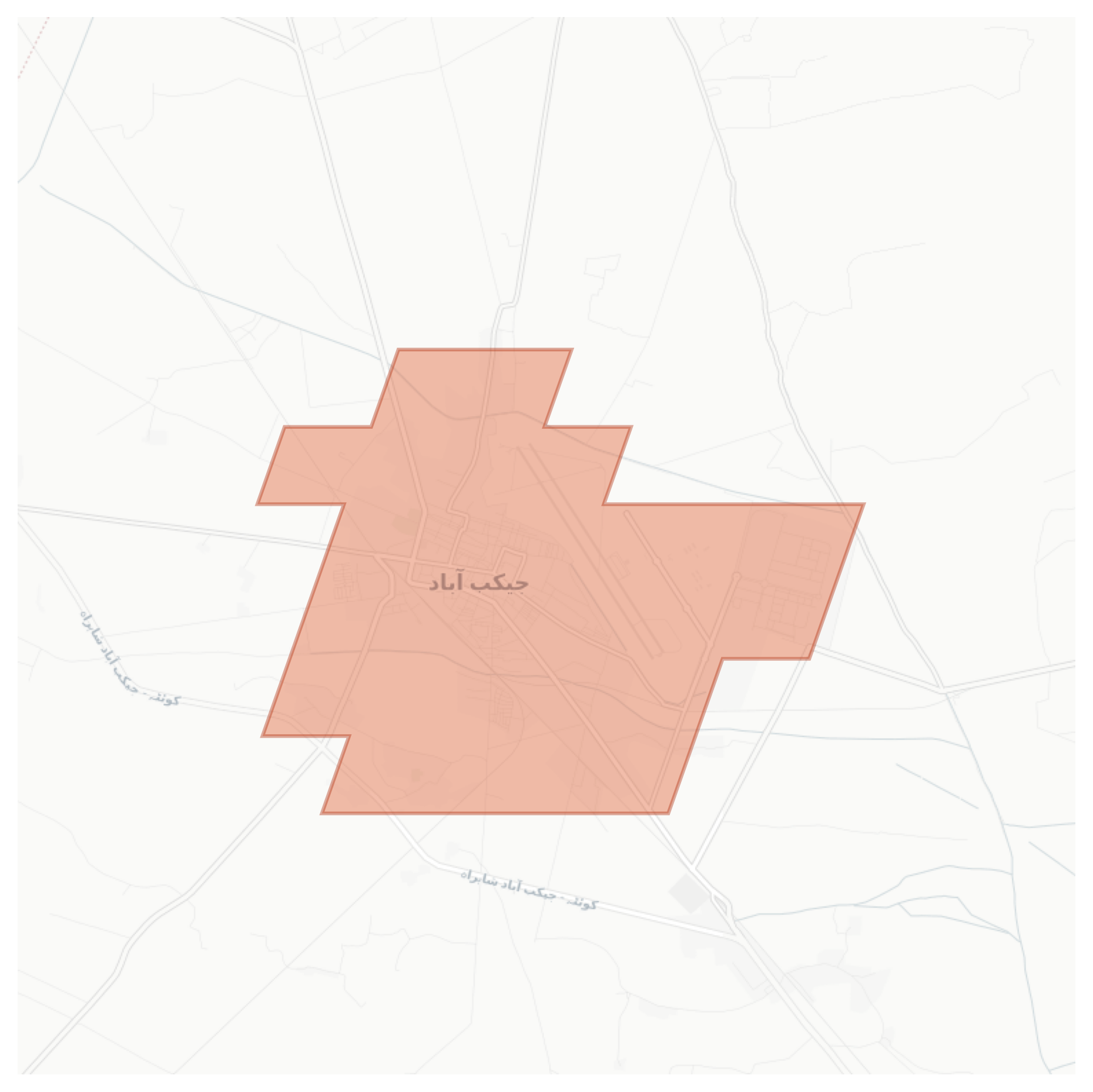 Jacobabad geographic map