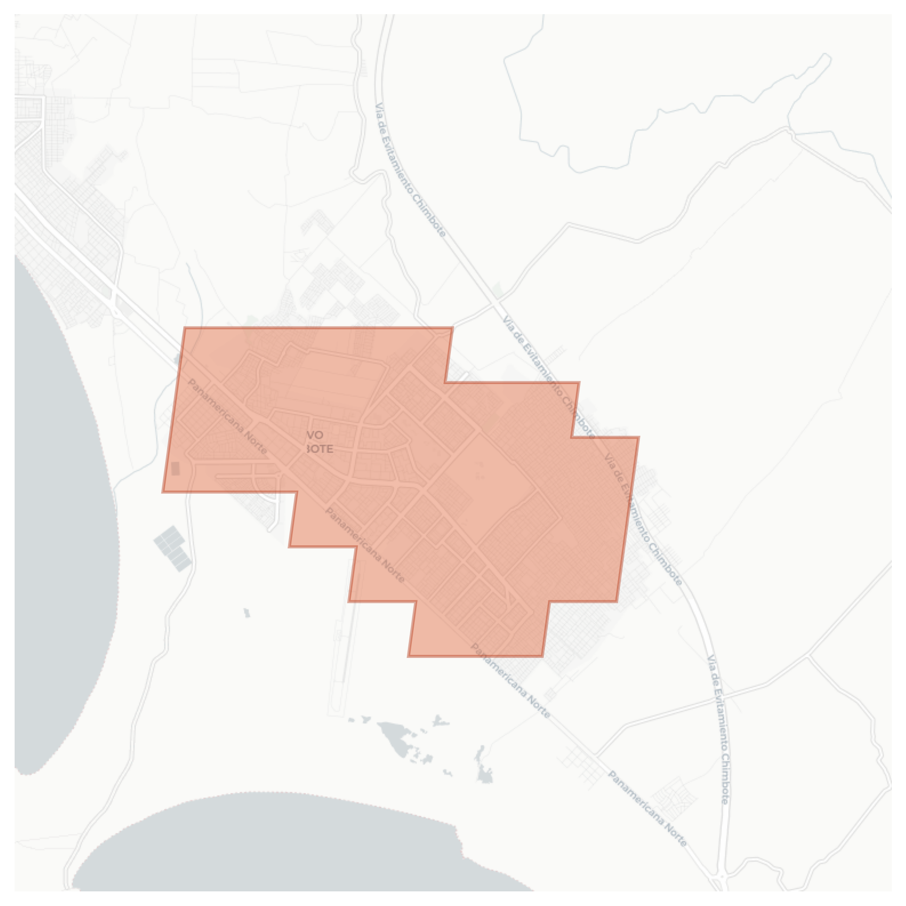 Nuevo Chimbote geographic map