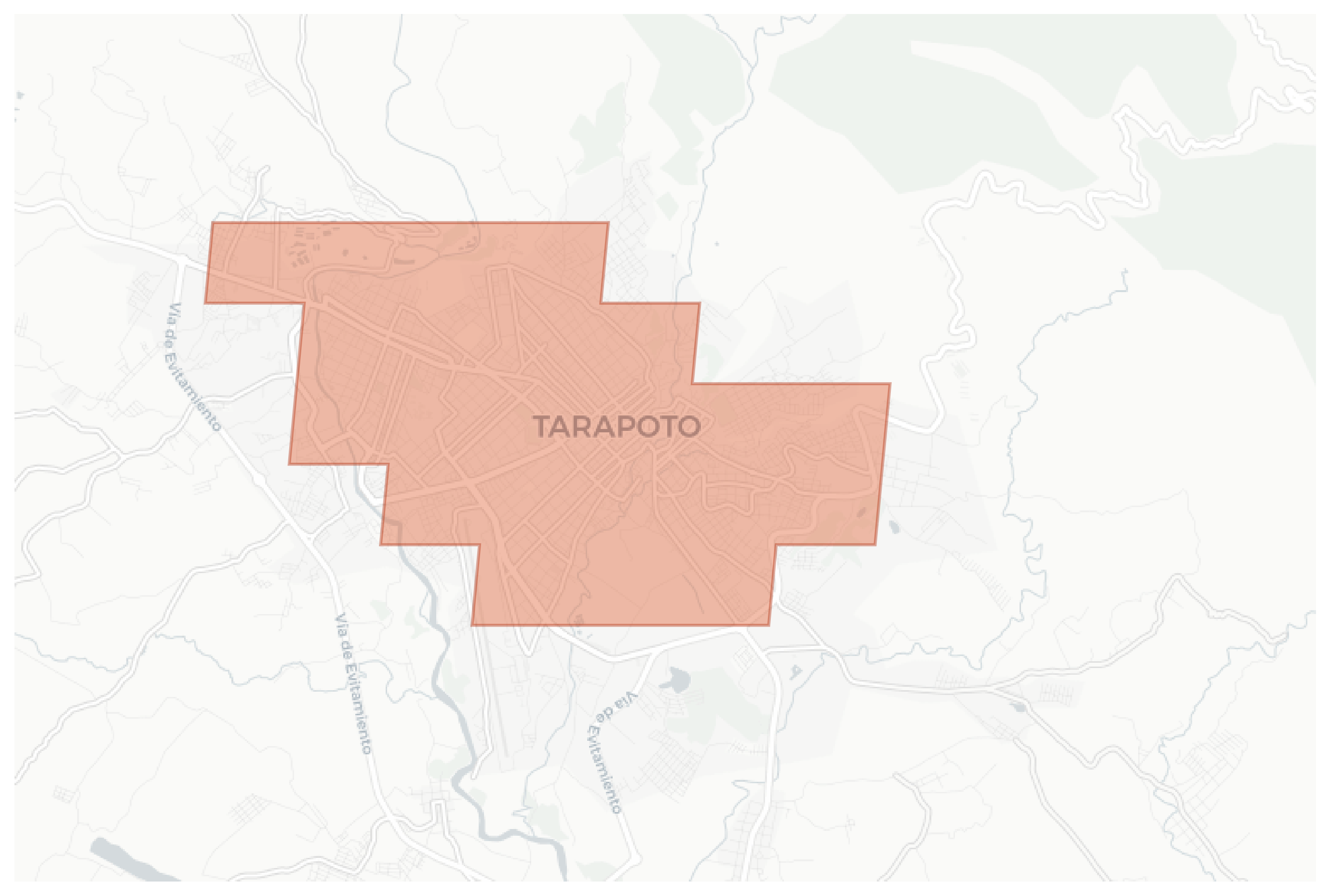 Tarapoto geographic map
