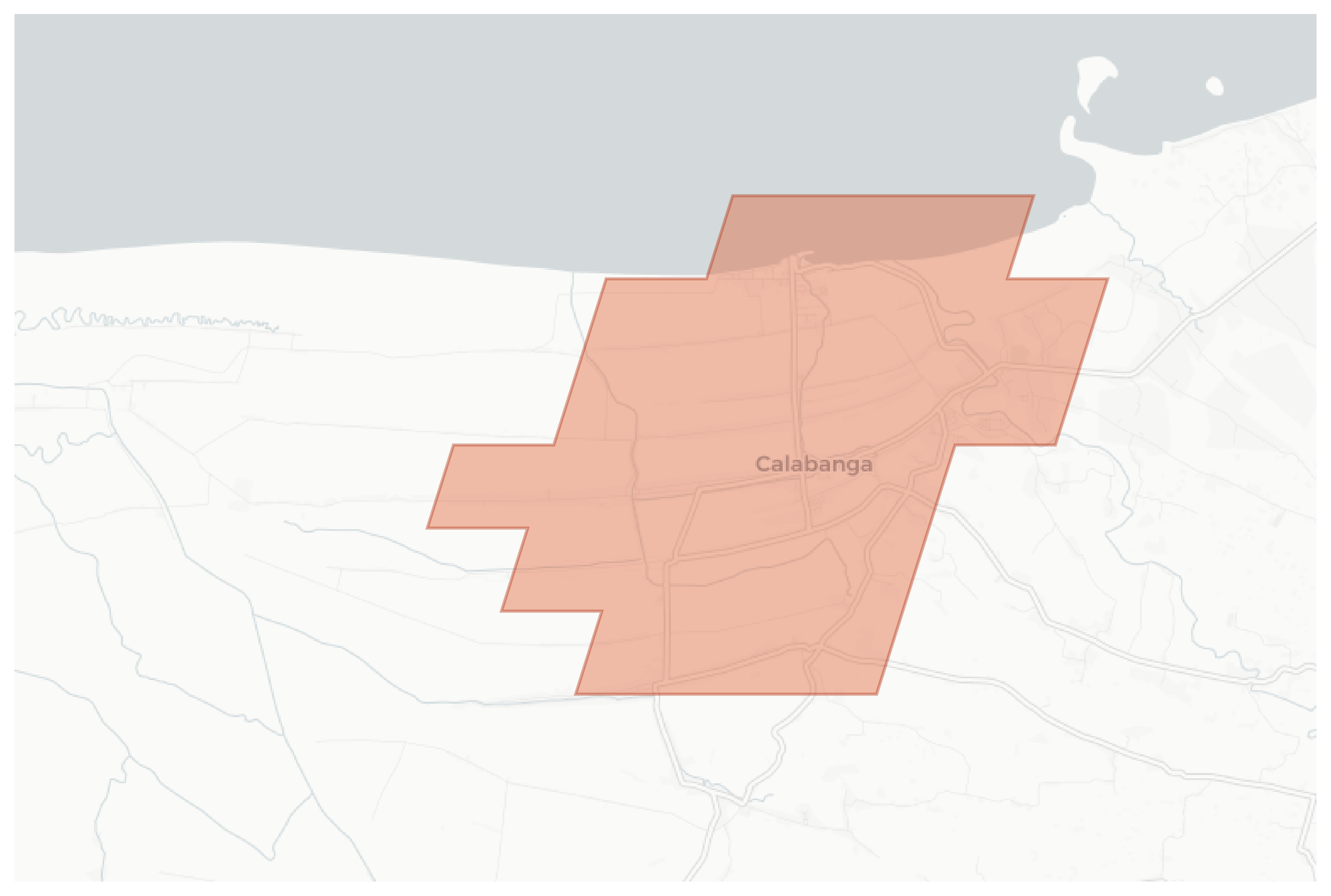 Calabanga geographic map