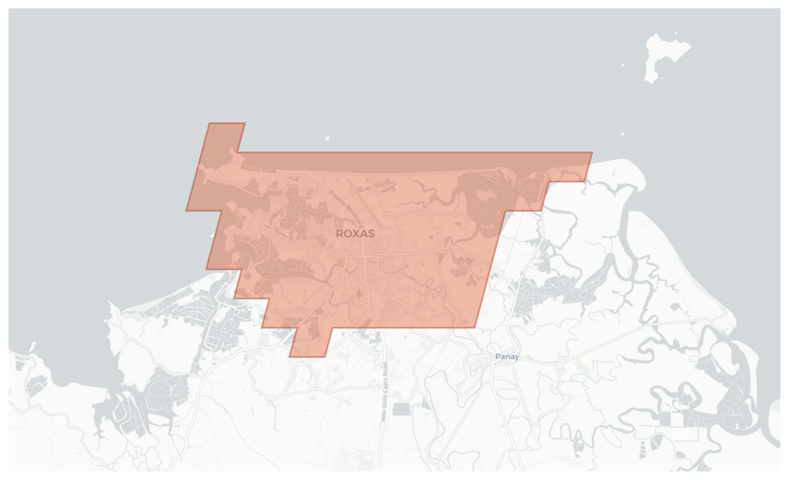 Roxas geographic map