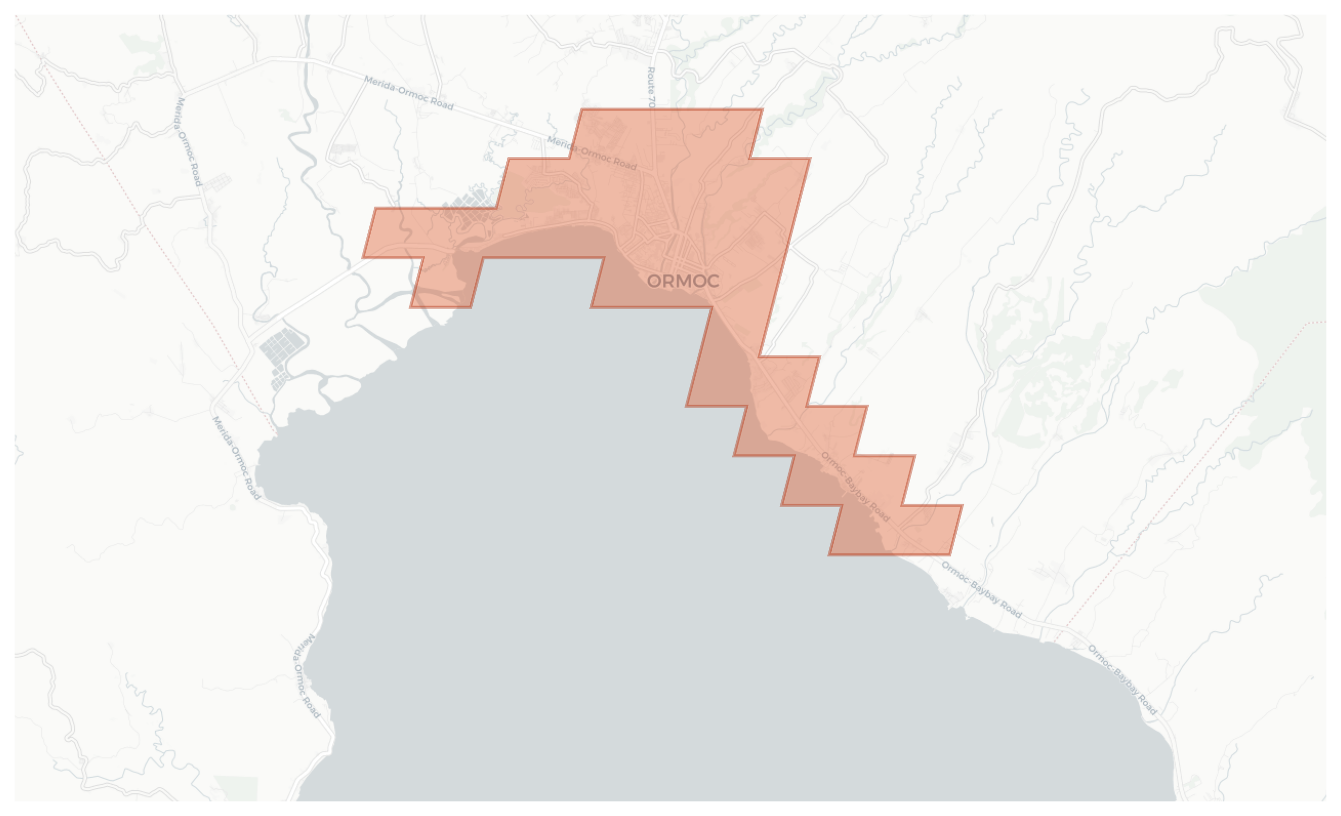Ormoc geographic map