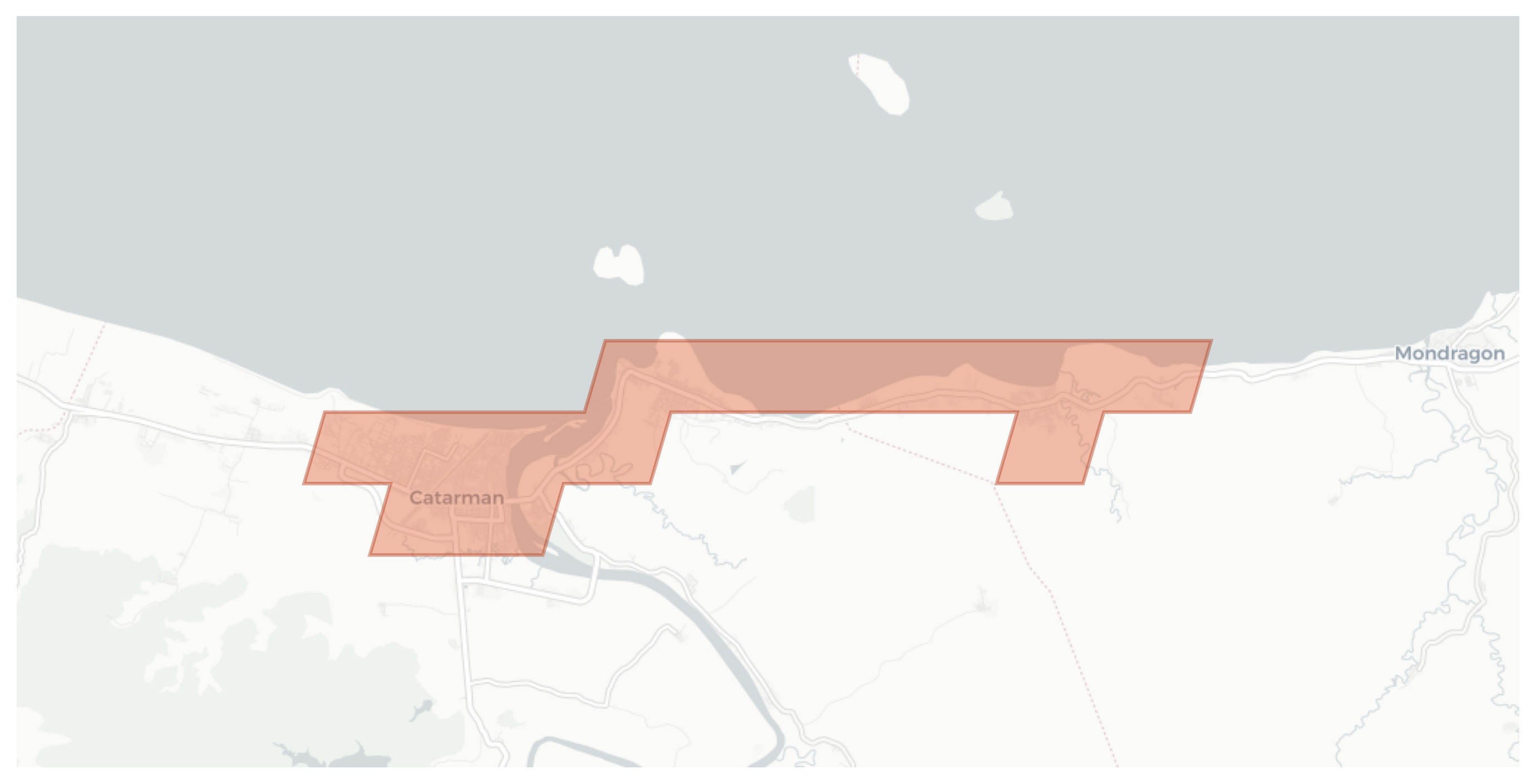 Catarman geographic map